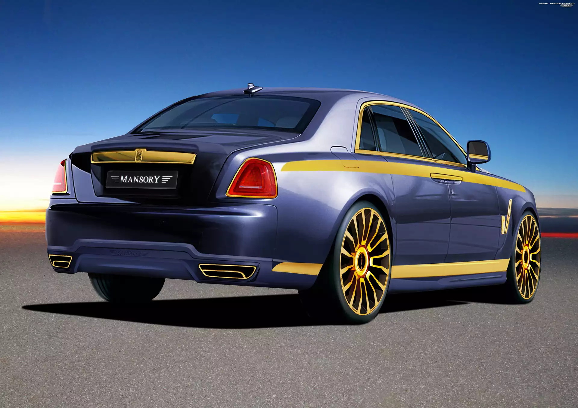 Alufelgi, Rolls-Royce Ghost, Złote