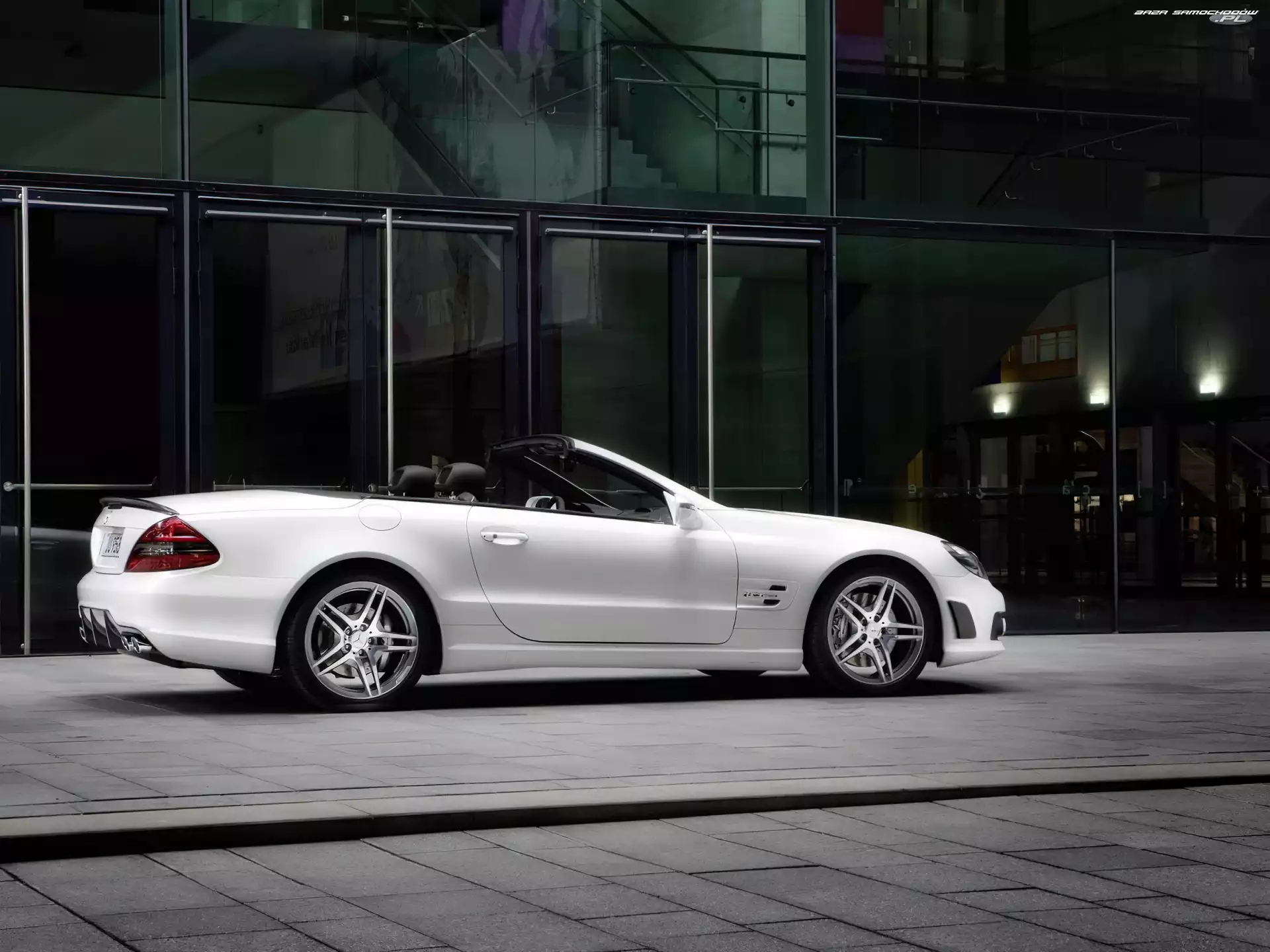AMG, Biały, Mercedes SL