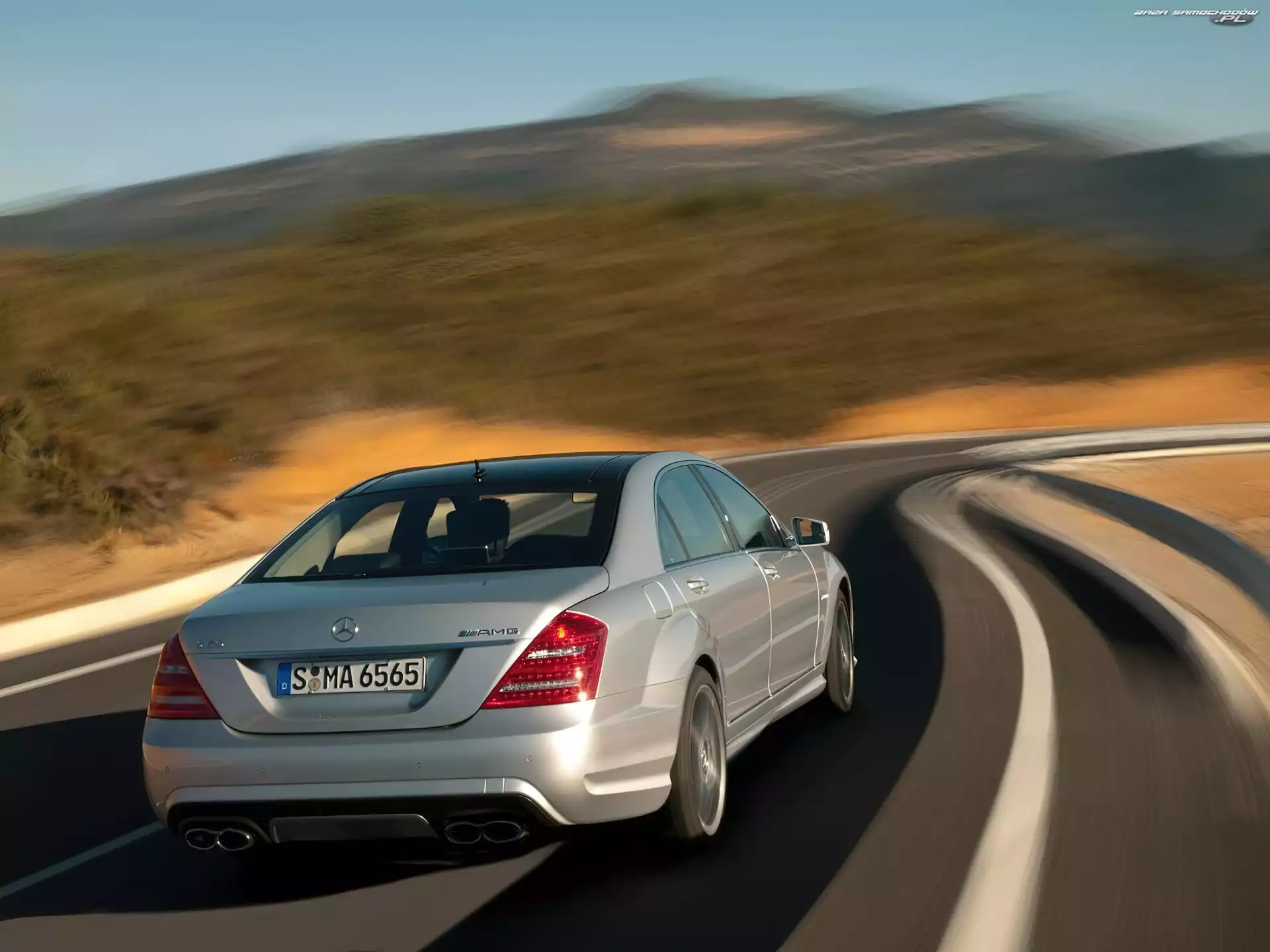AMG, Zakręty, Mercedes, W221