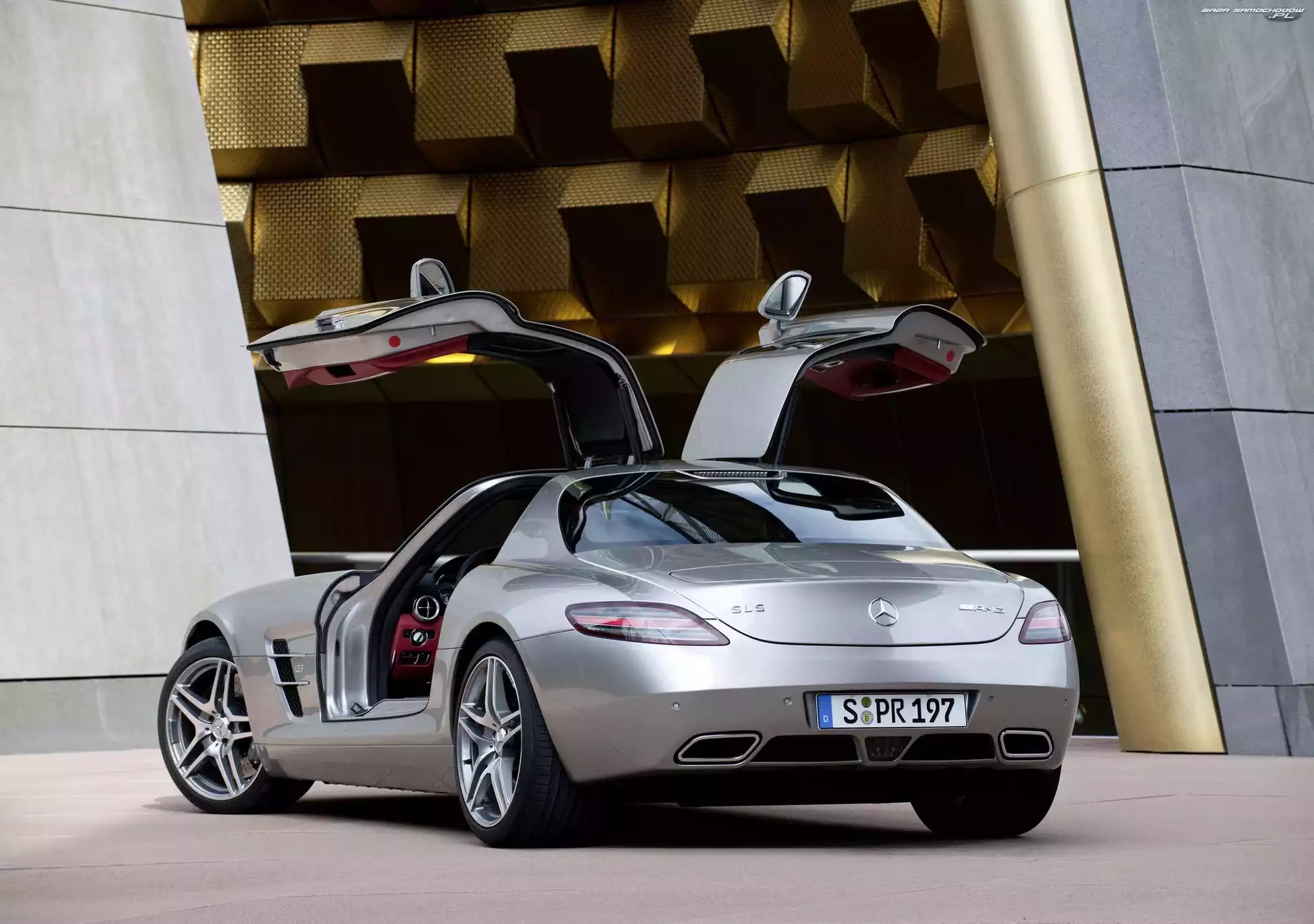 AMG, Bagażnika, Mercedes Benz SLS, Klapa
