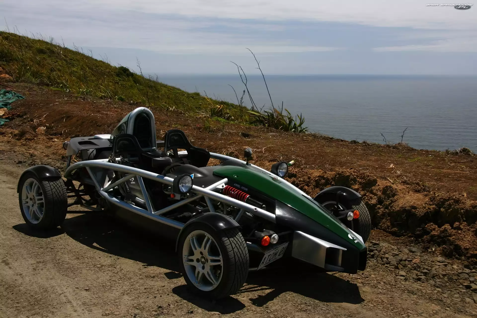 Zielony, Ariel Atom, Aluminiowa, Konstrukcja