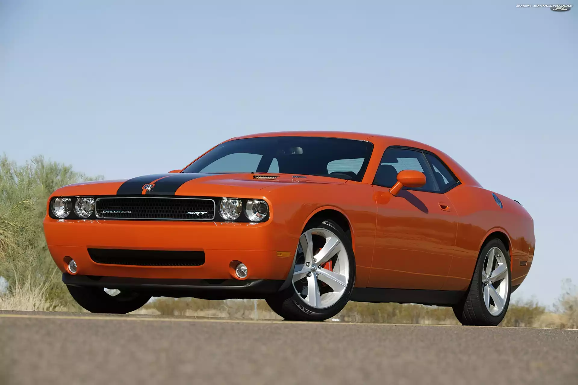 Asfalt, Dodge Challenger, Koła