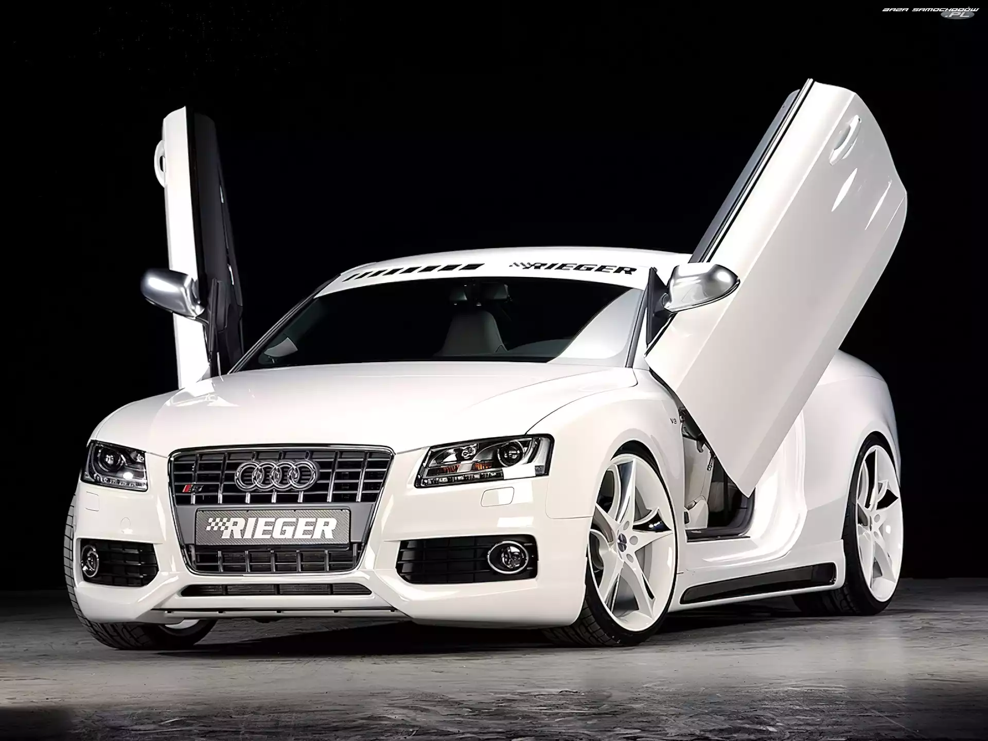 Audi, Rieger, Białe, Tuning