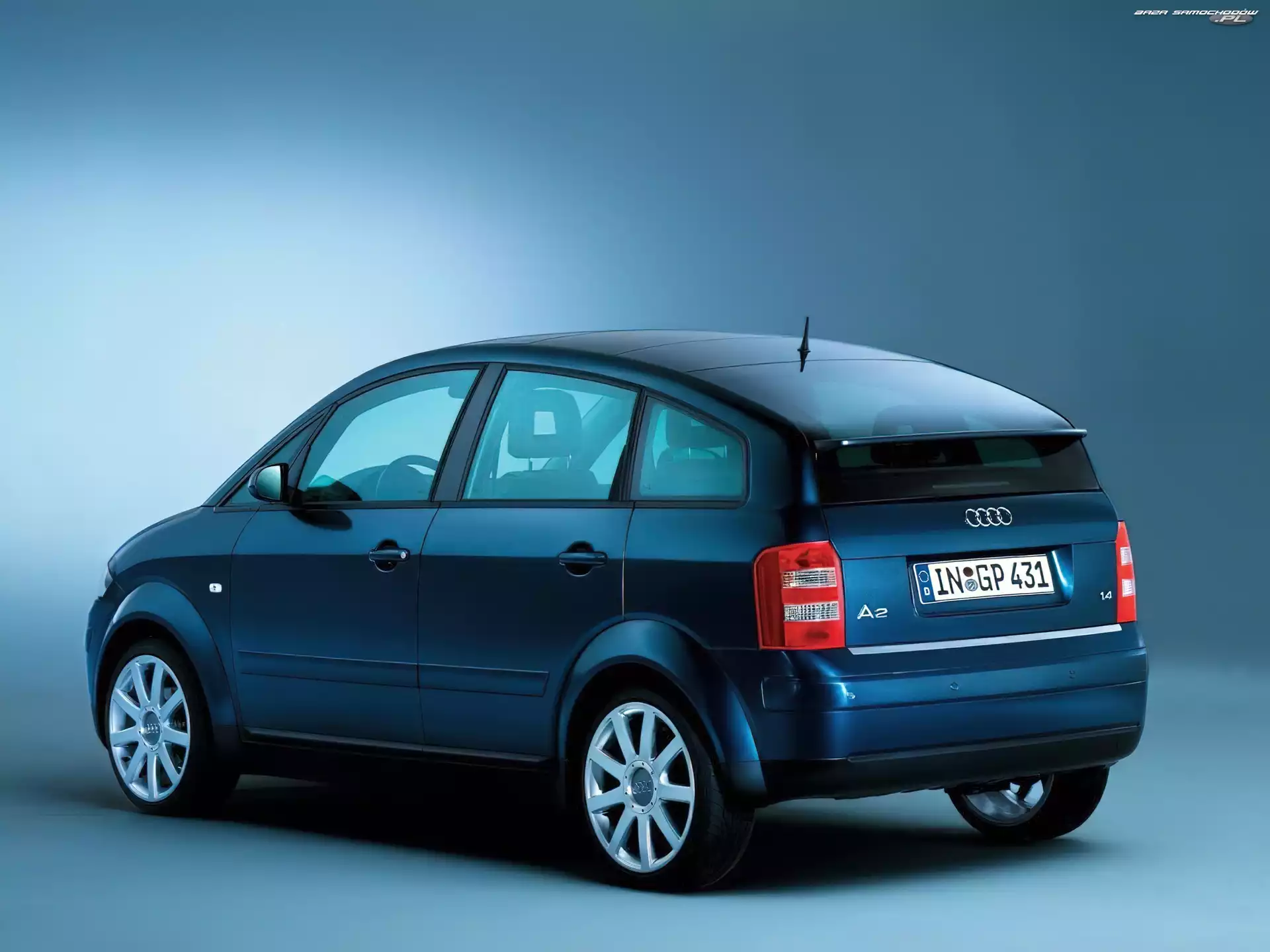 Audi A2, Niebieski