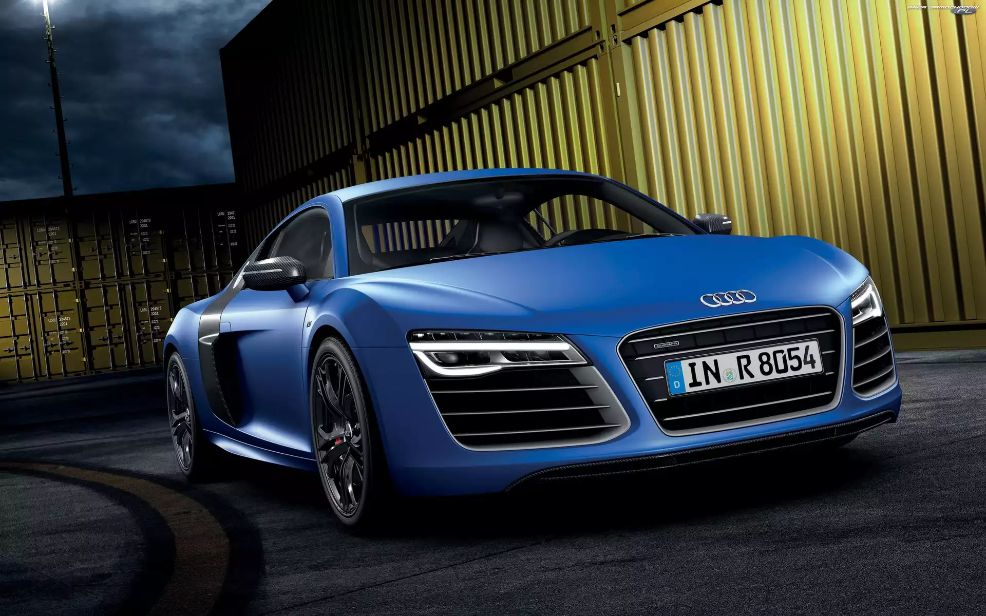 Audi, V10, Niebieski, R8