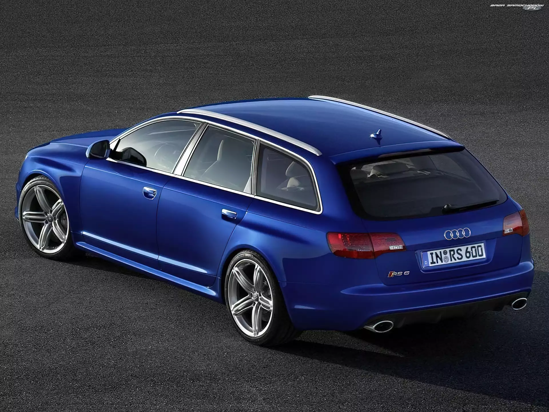 Niebieskie, Audi A6, Kombi, RS