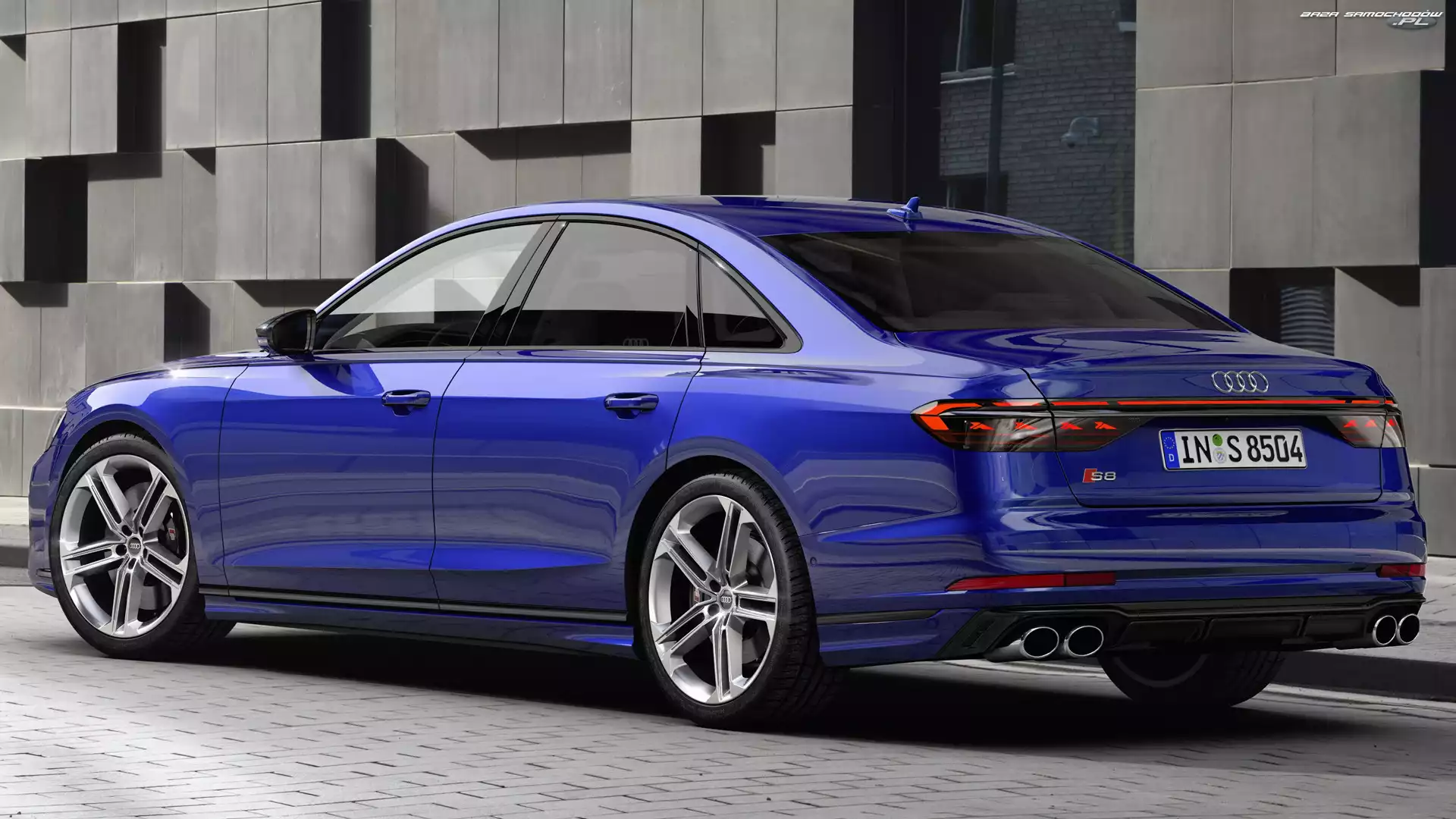 Audi S8, Niebieskie