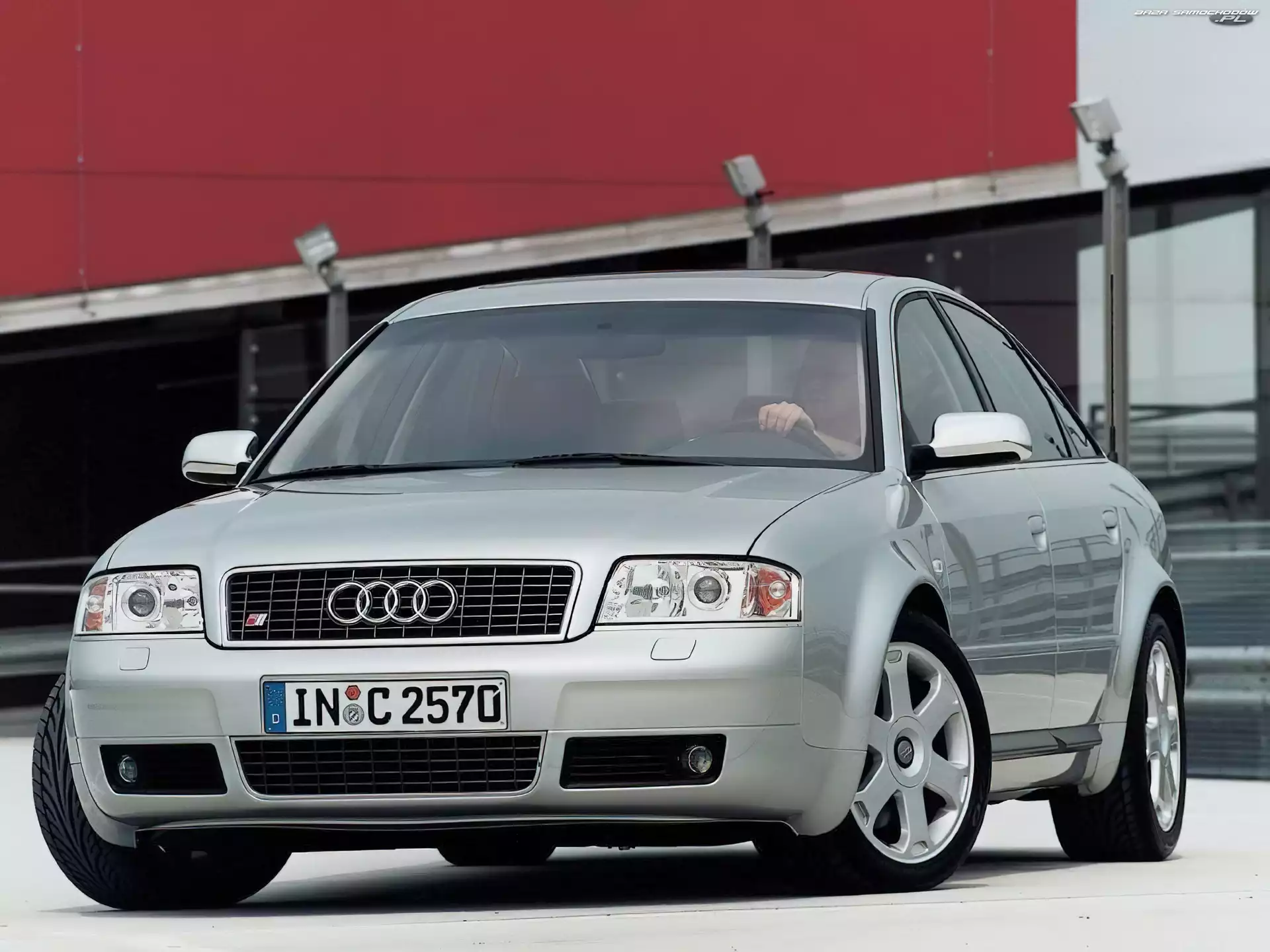 Audi A6, Przód, Srebrne, C5