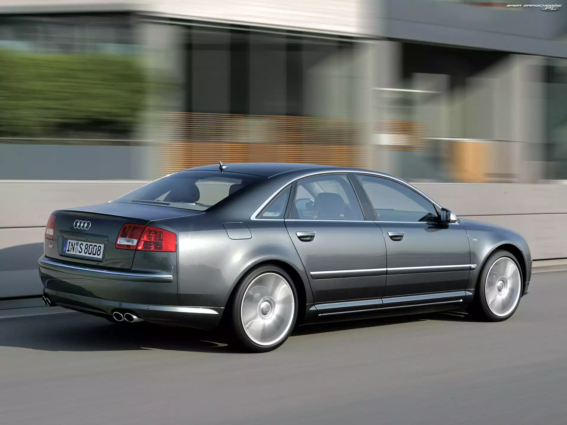 Audi S8, Szary, Metalik