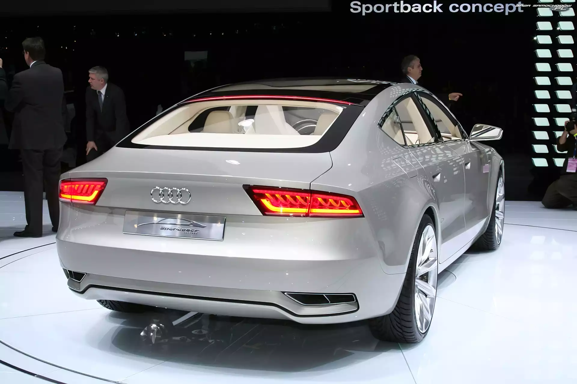 Audi A7, Wydechowe, Tył, Rury