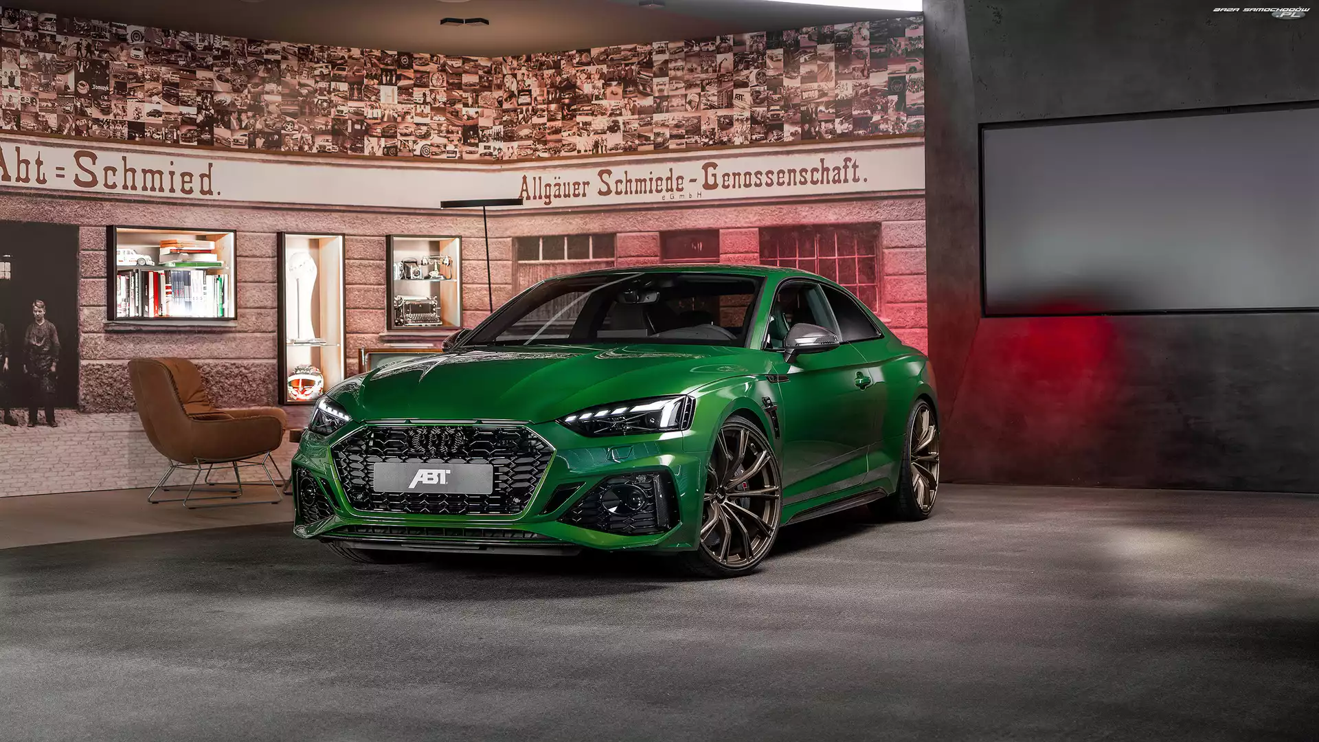 Audi RS5, ABT, Zielone, Coupe