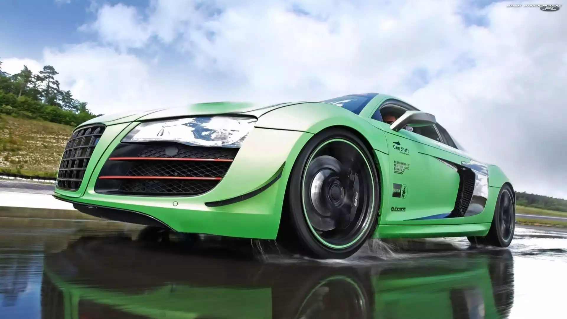 Auto, R8, Zielone, Audi