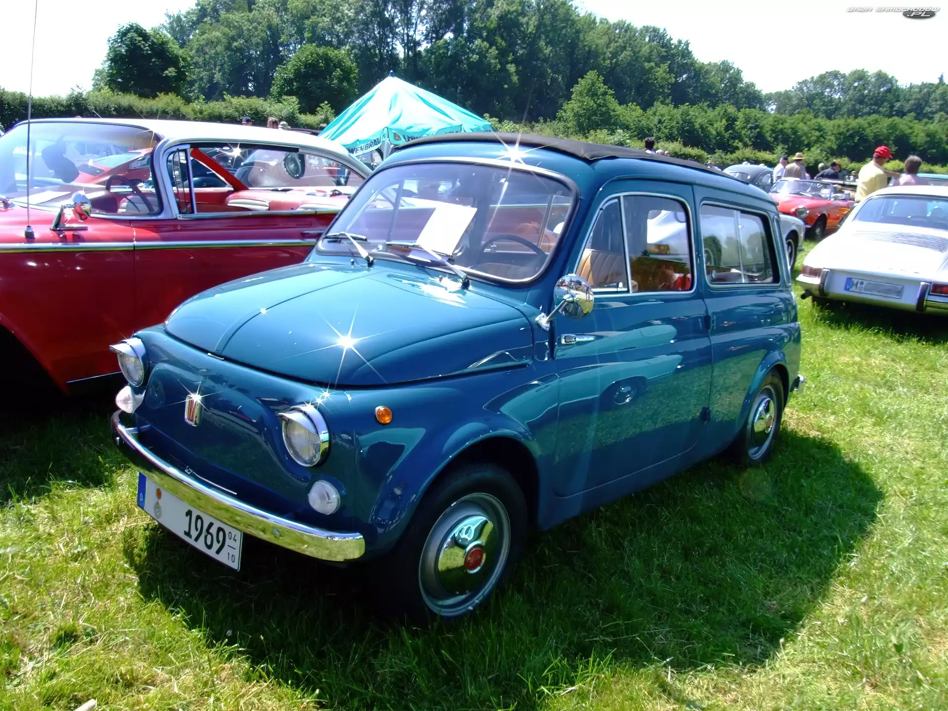 Niebieski, Autobianchi A500 Giardiniera, Klub, Zlot