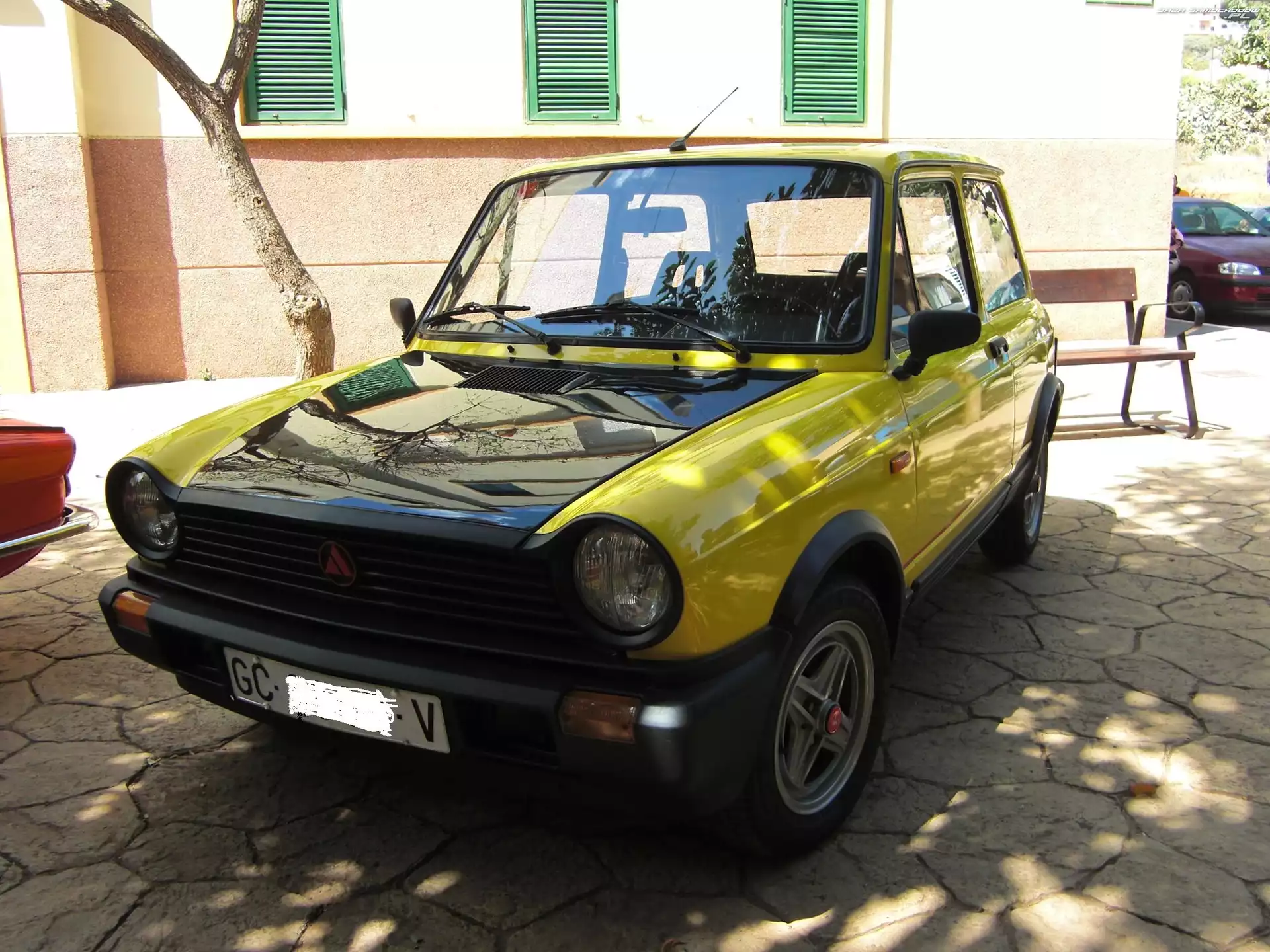 Autobianchi A112, Maska, Żółty , Czarna