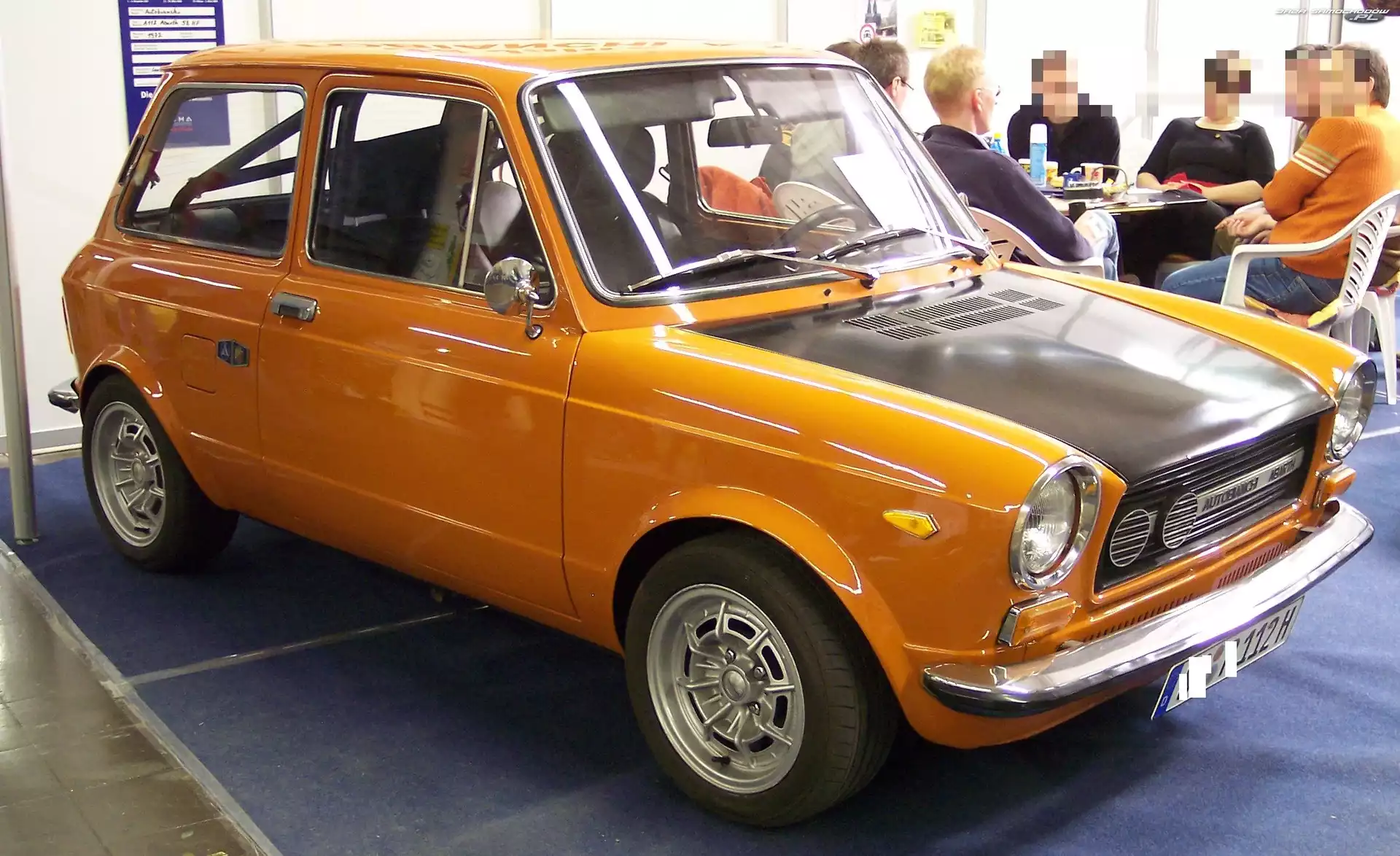 Autobianchi A112, Maska, Pomarańczowy, Czarna