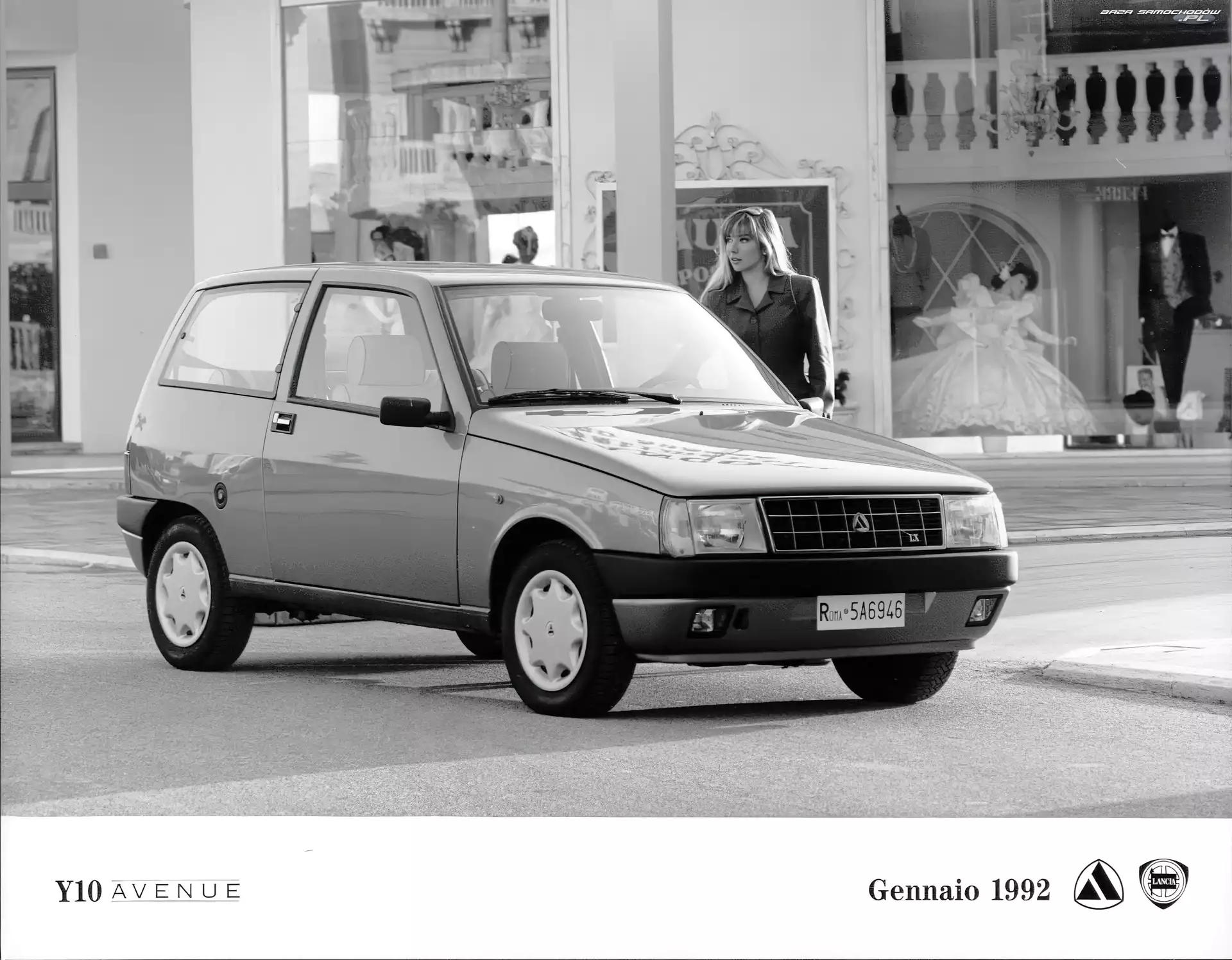 Autobianchi Y10, Prospekt, Przód, Reklama