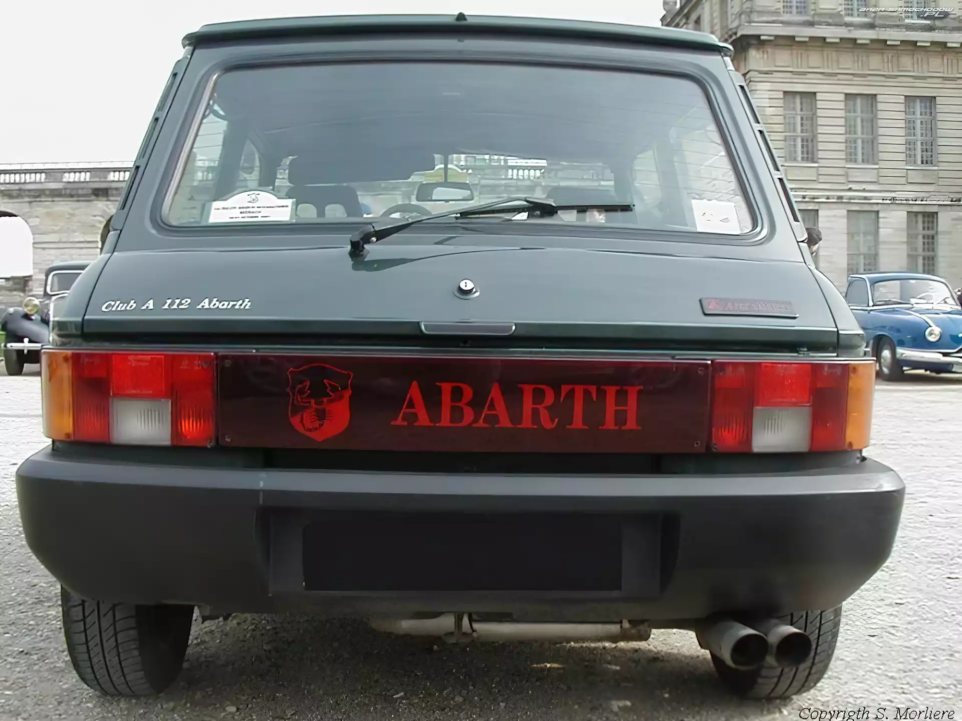 Autobianchi A112, Tłumik, Tył, Zderzak