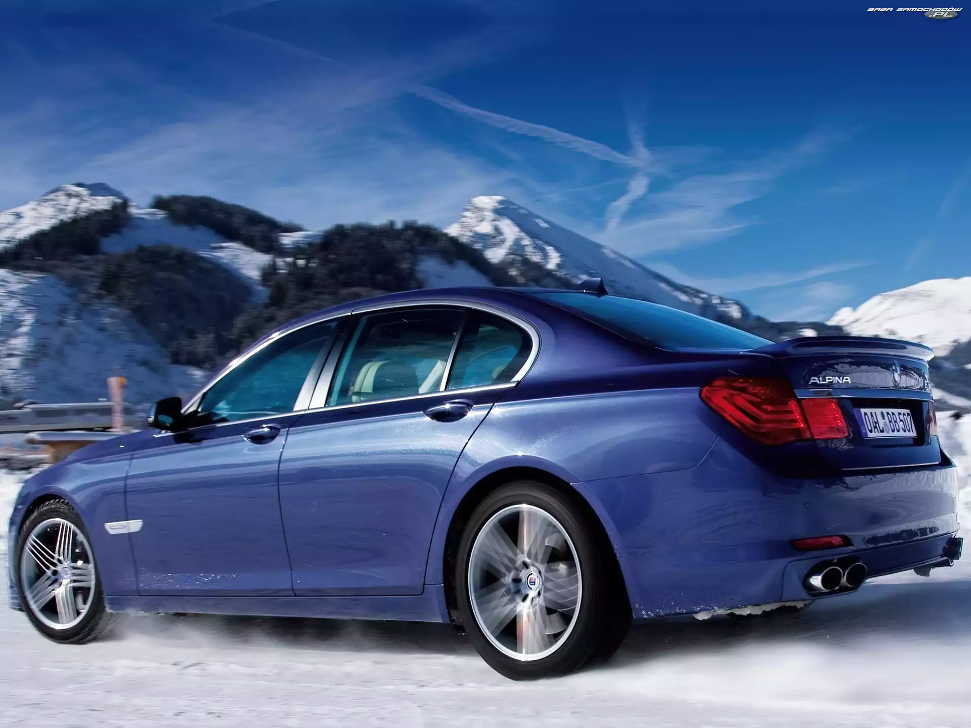 B7, Śnieg, BMW, Alpina