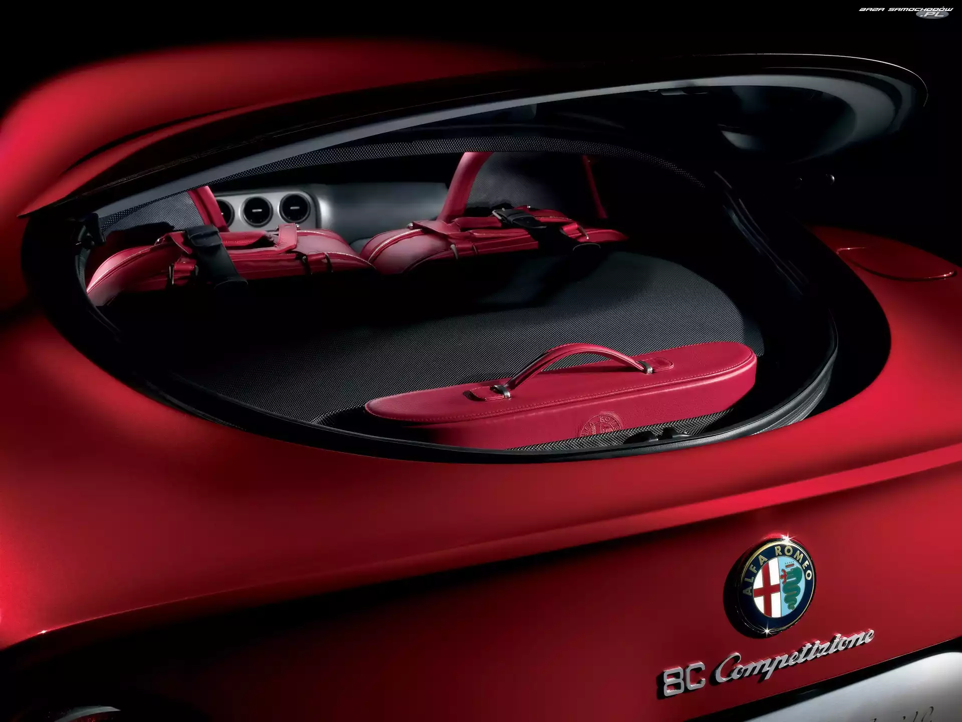 Bagażnik, Alfa Romeo 8C, Competizione