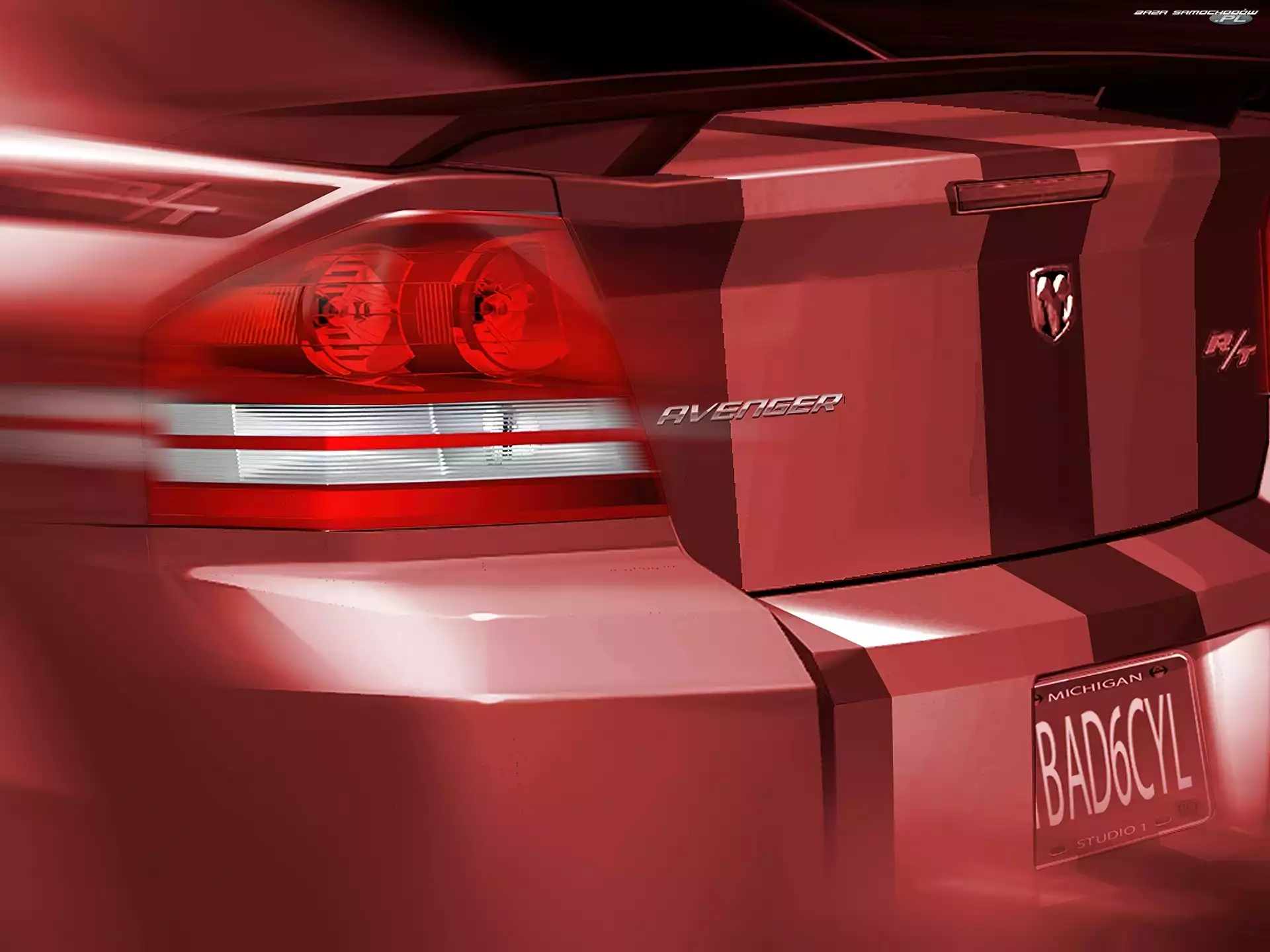 Bagażnika, Dodge Avenger, Klapa