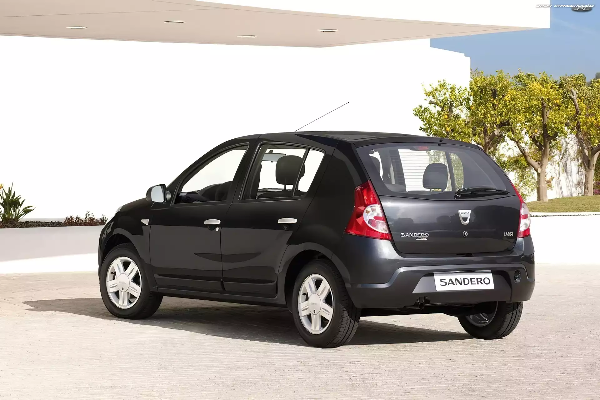 Bagażnika, Dacia Sandero, Klapa