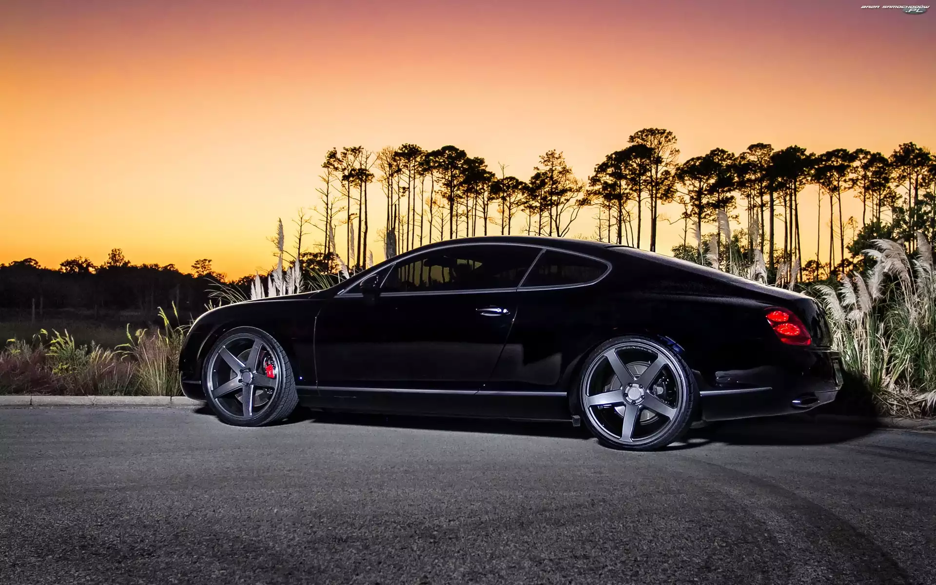 Bentley, GT, Czarny, Continental
