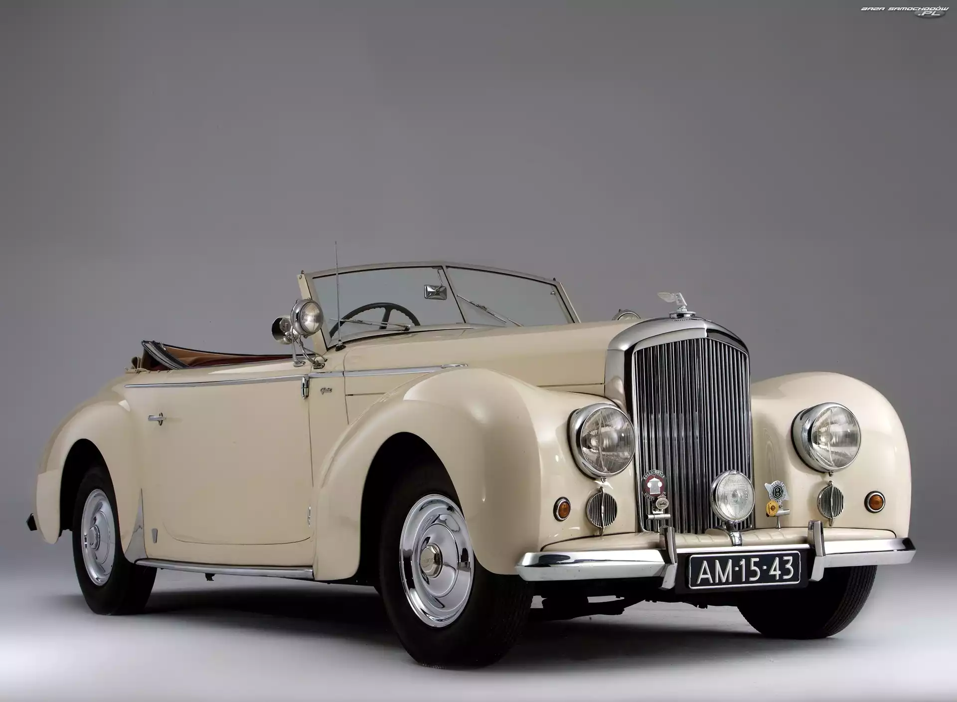 Bentley Mark VI, Kabriolet, Kremowy, Zabytkowy