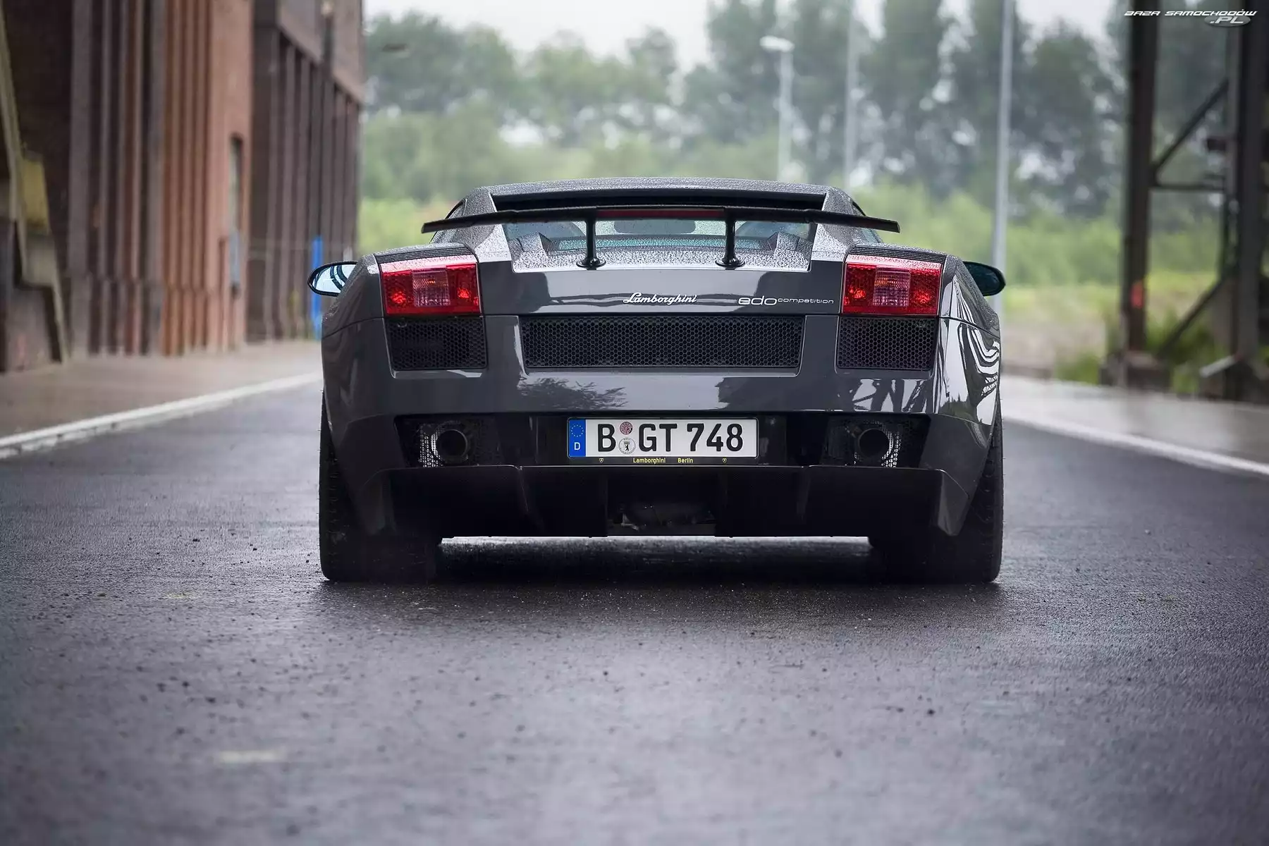 Berlin, Tył, Lamborghini Gallardo