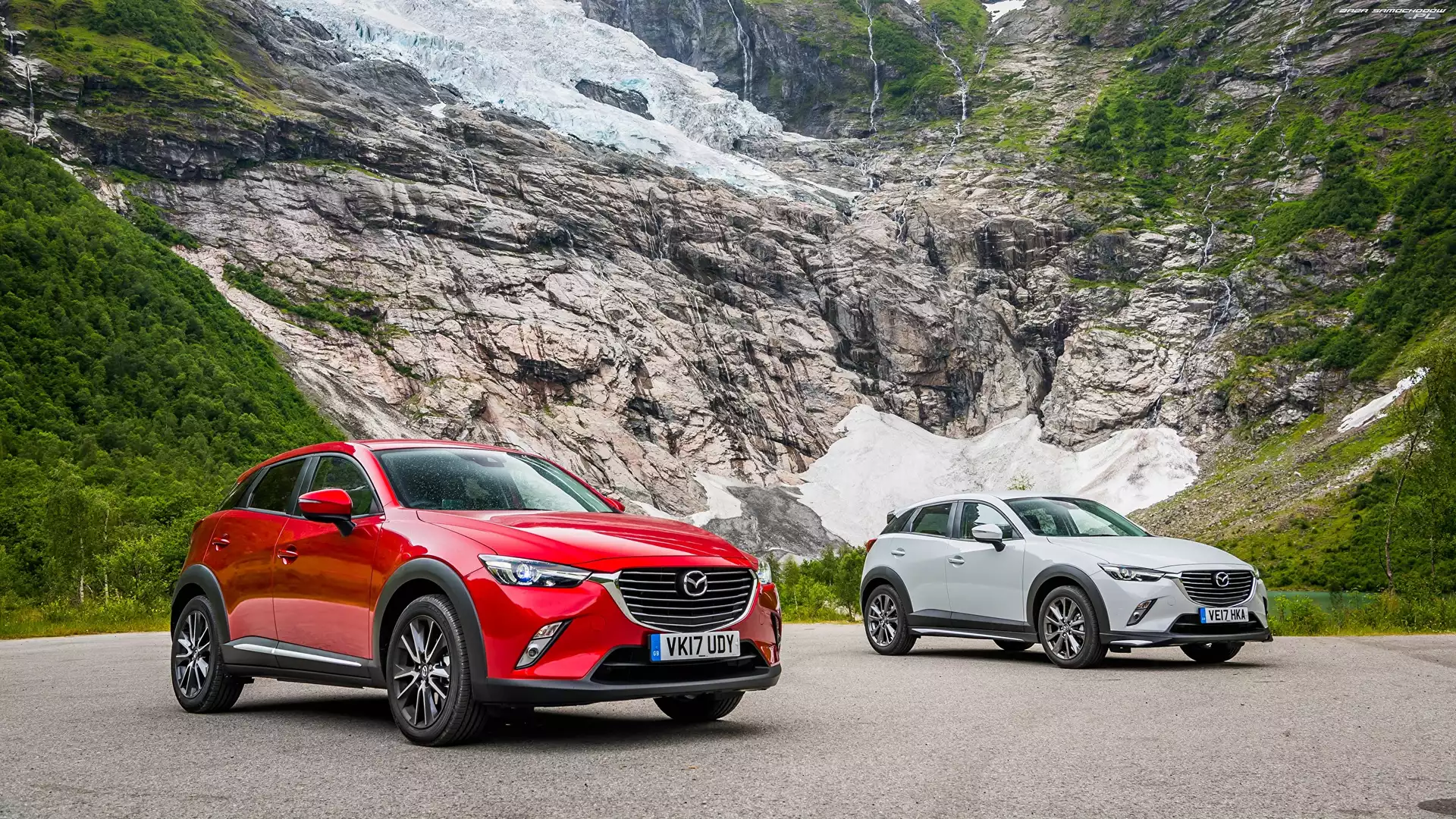 Biała, Góry, Czerwona, Mazda CX-3