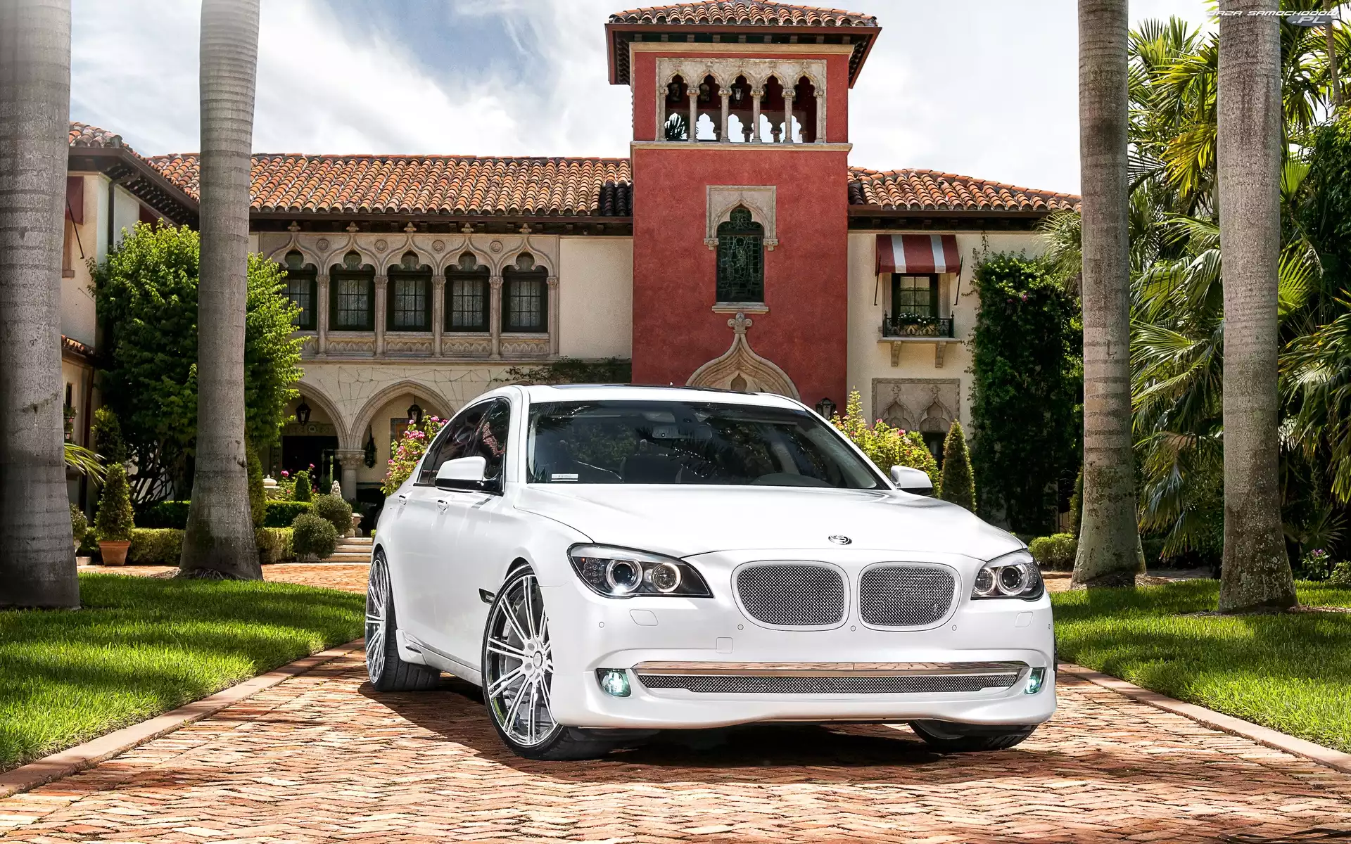 Białe, Pałac, Tuning, Bmw 7