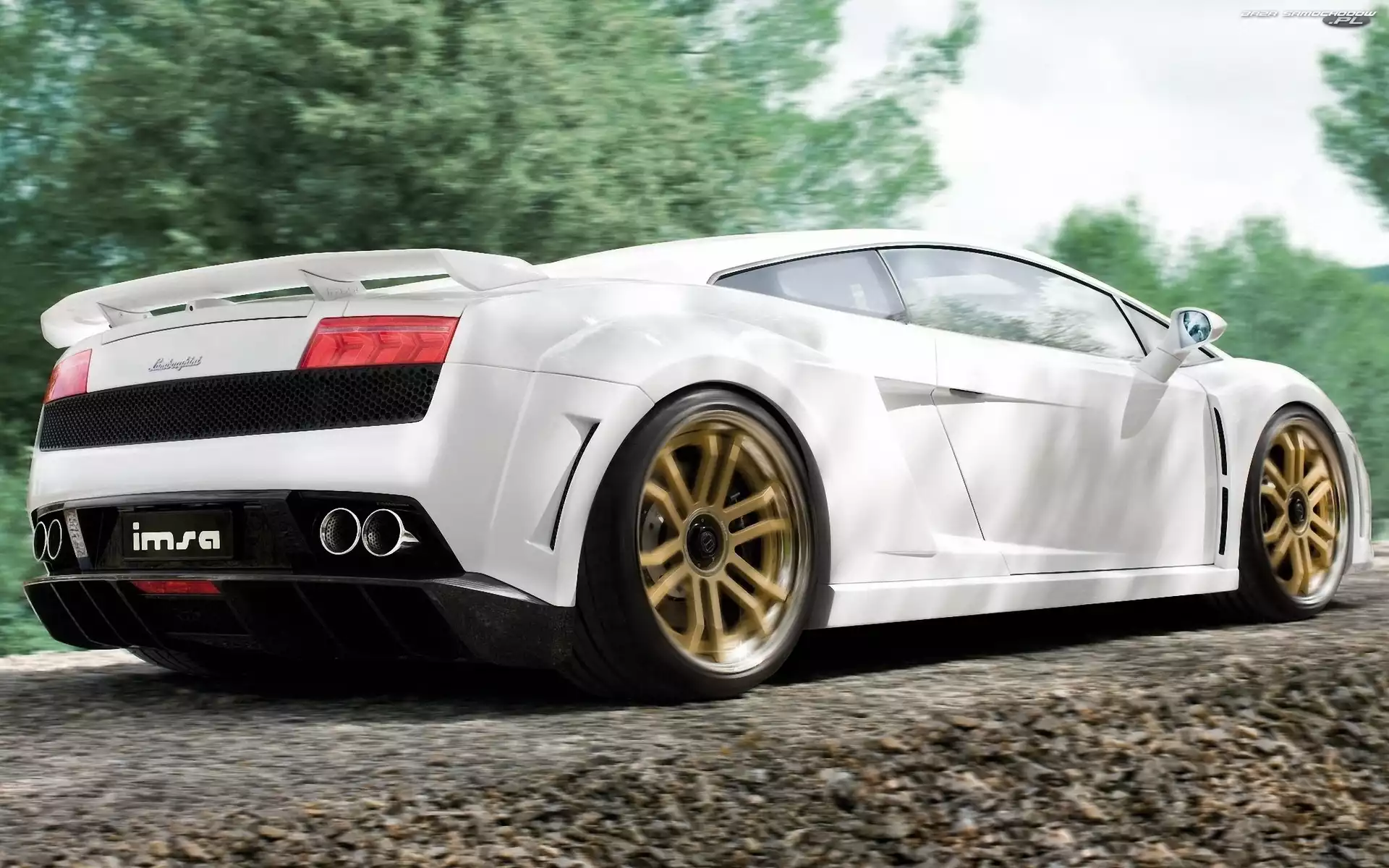 Droga, Białe, Lamborghini
