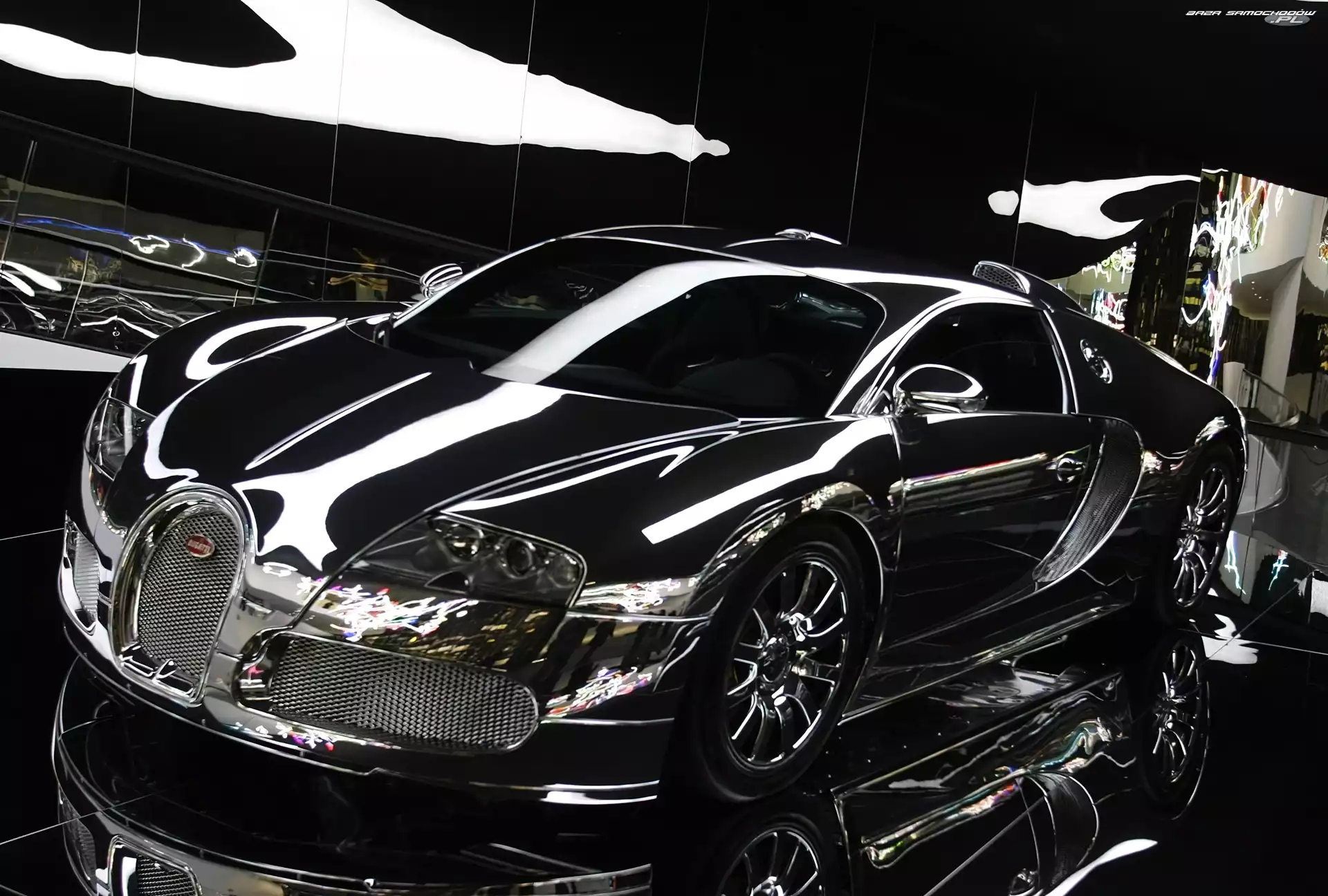 Veyron, Błyszczący, Czarny