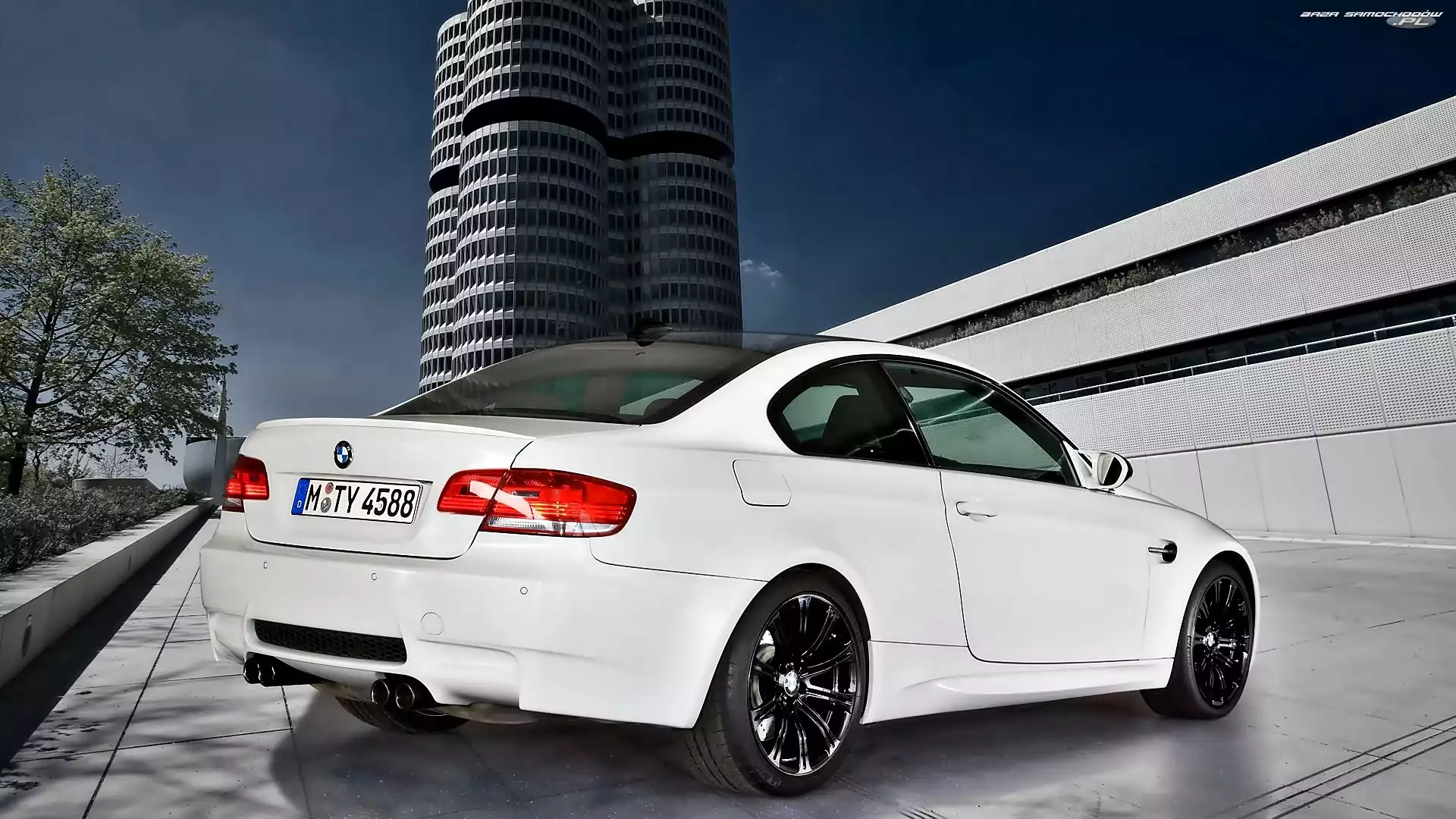 Biały, BMW, M3