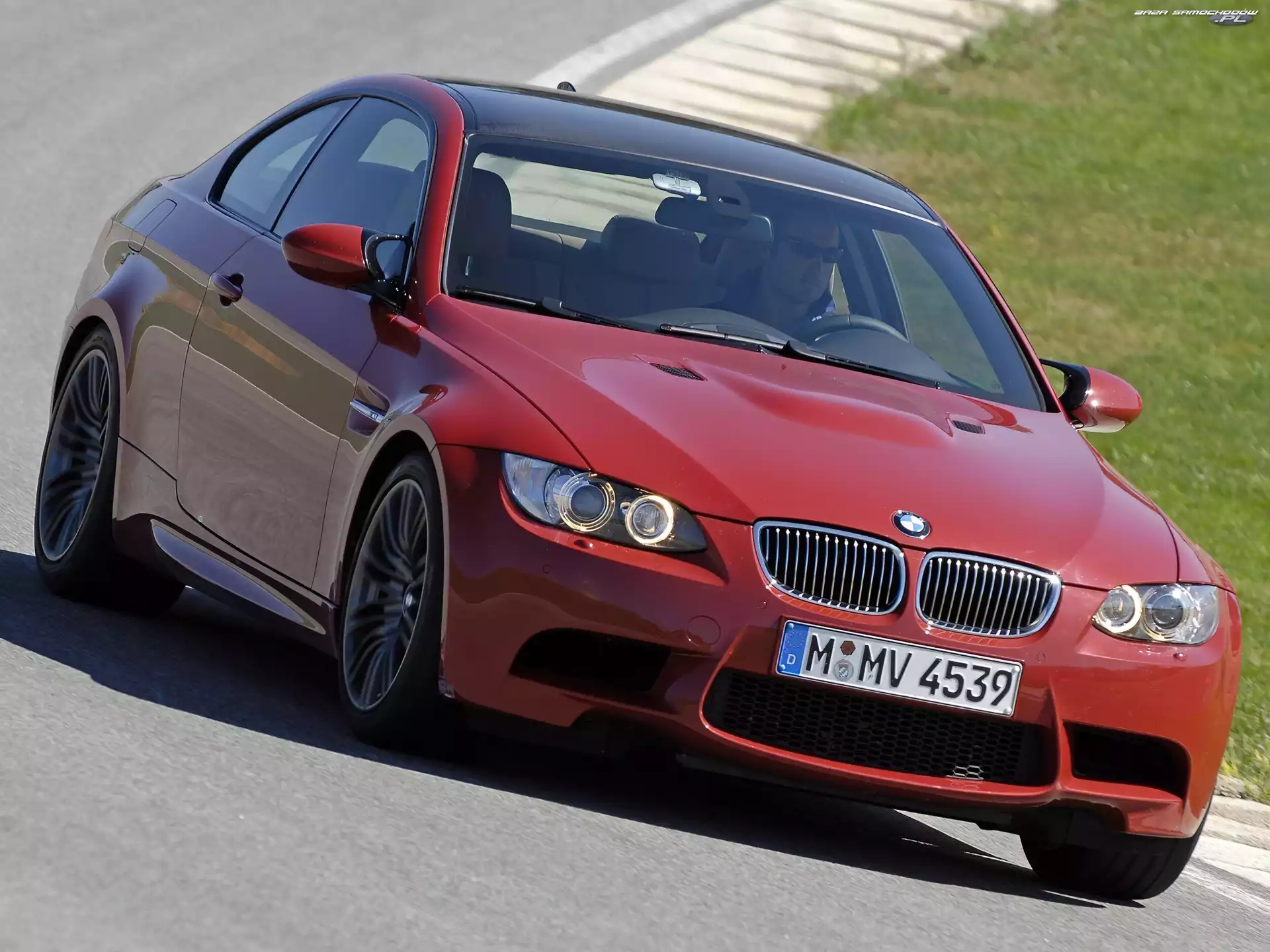 Czerwone, BMW, E90, M-Power