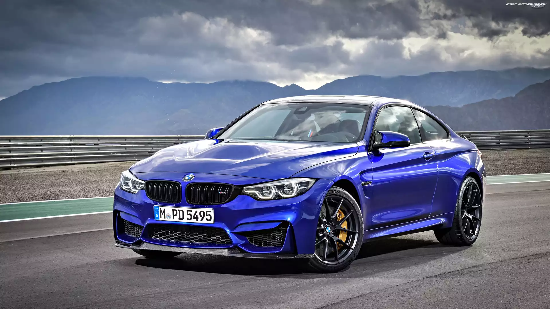 BMW M4 CS, Góry, Niebieskie, 2018