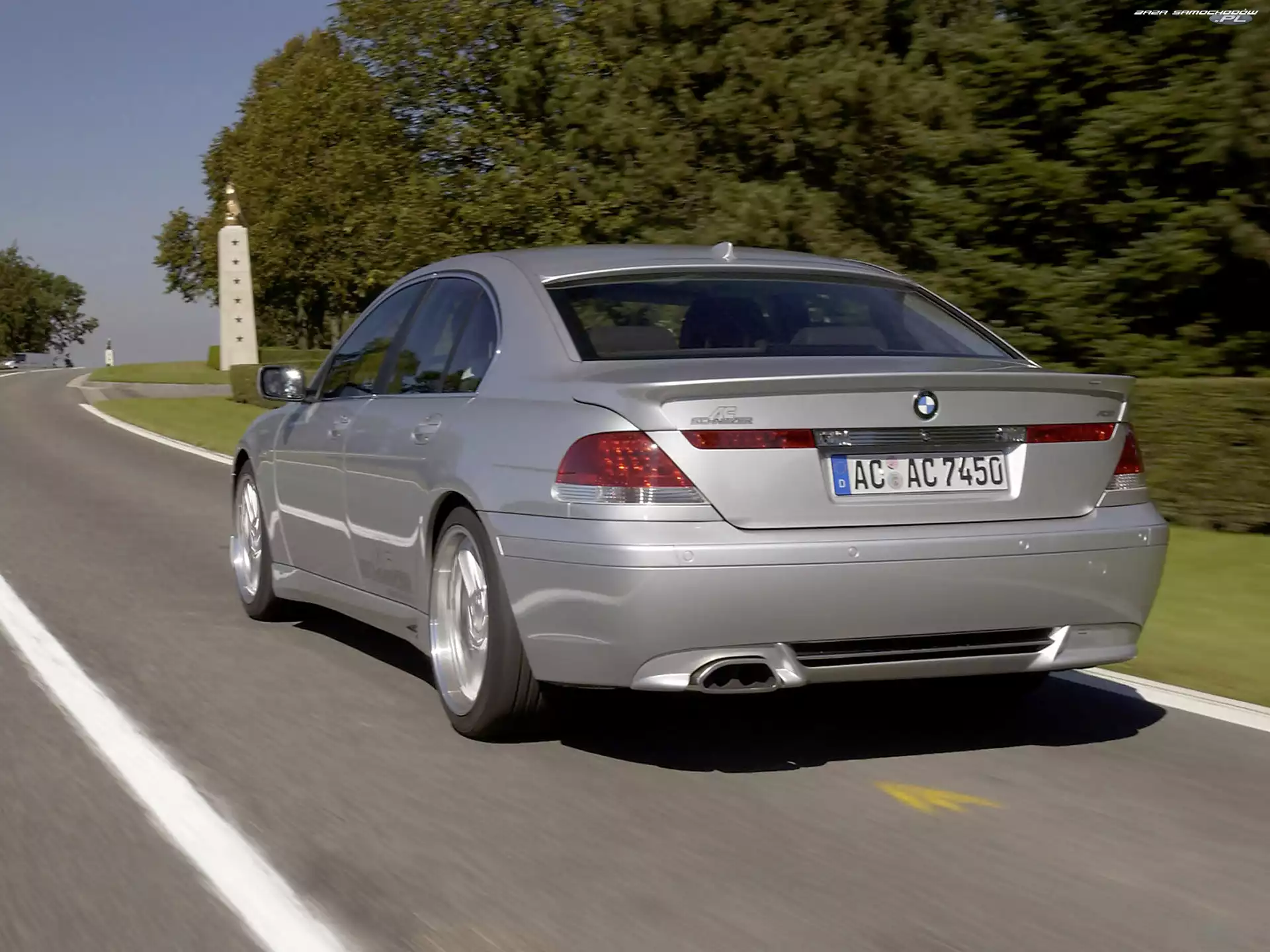 BMW 7, Tył, ac-schnitzer, E65