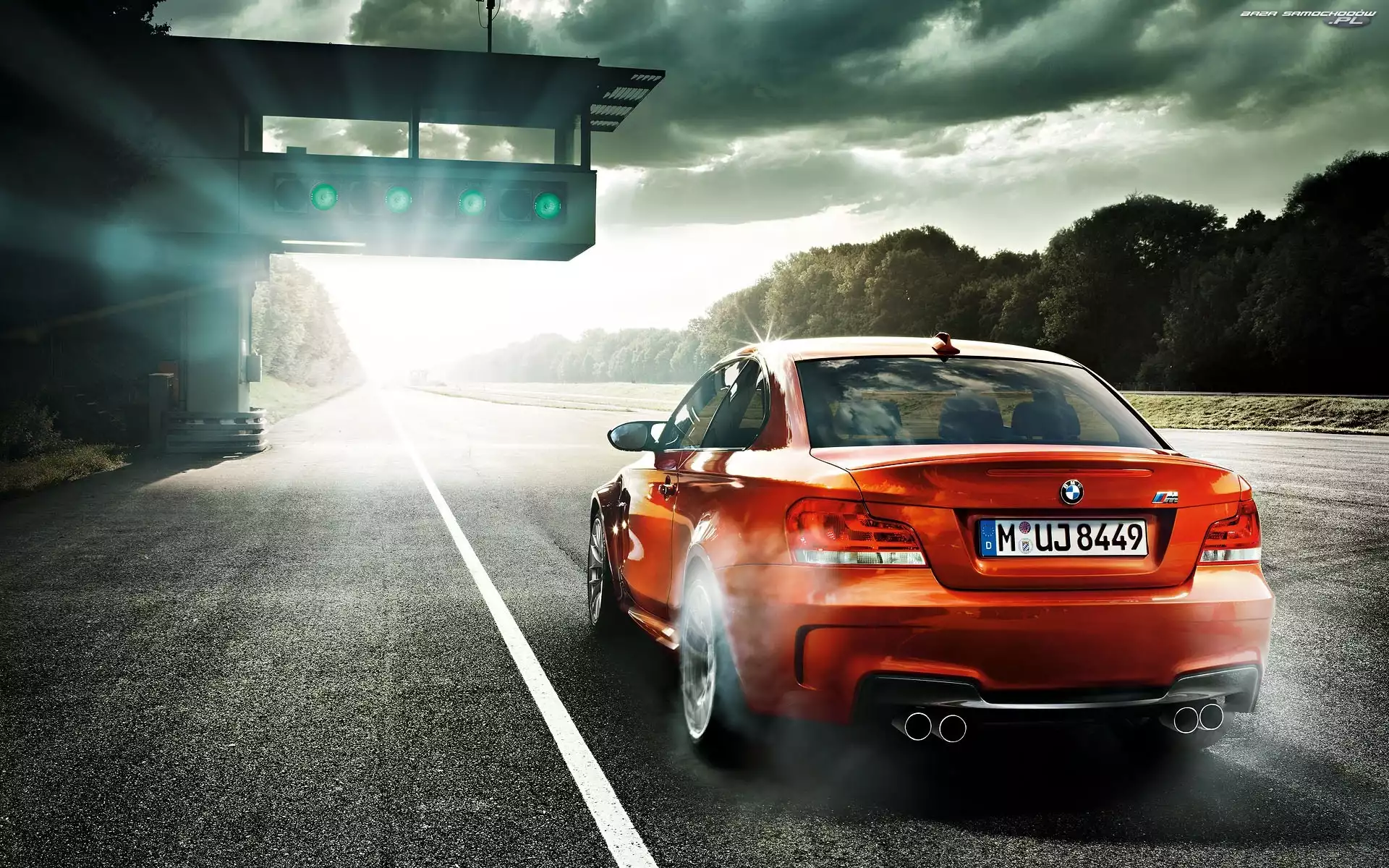 BMW, Coupe, Czerwone, Seria M