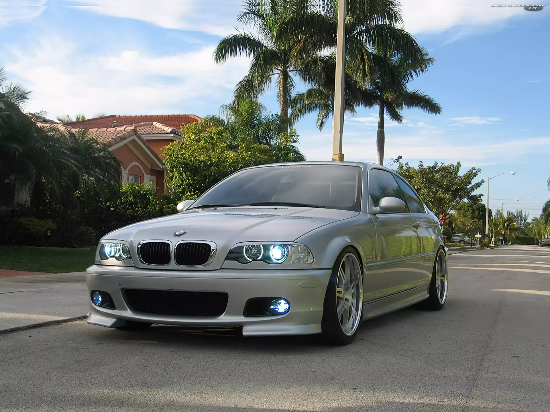 Srebrne, BMW 3, Palma, E46