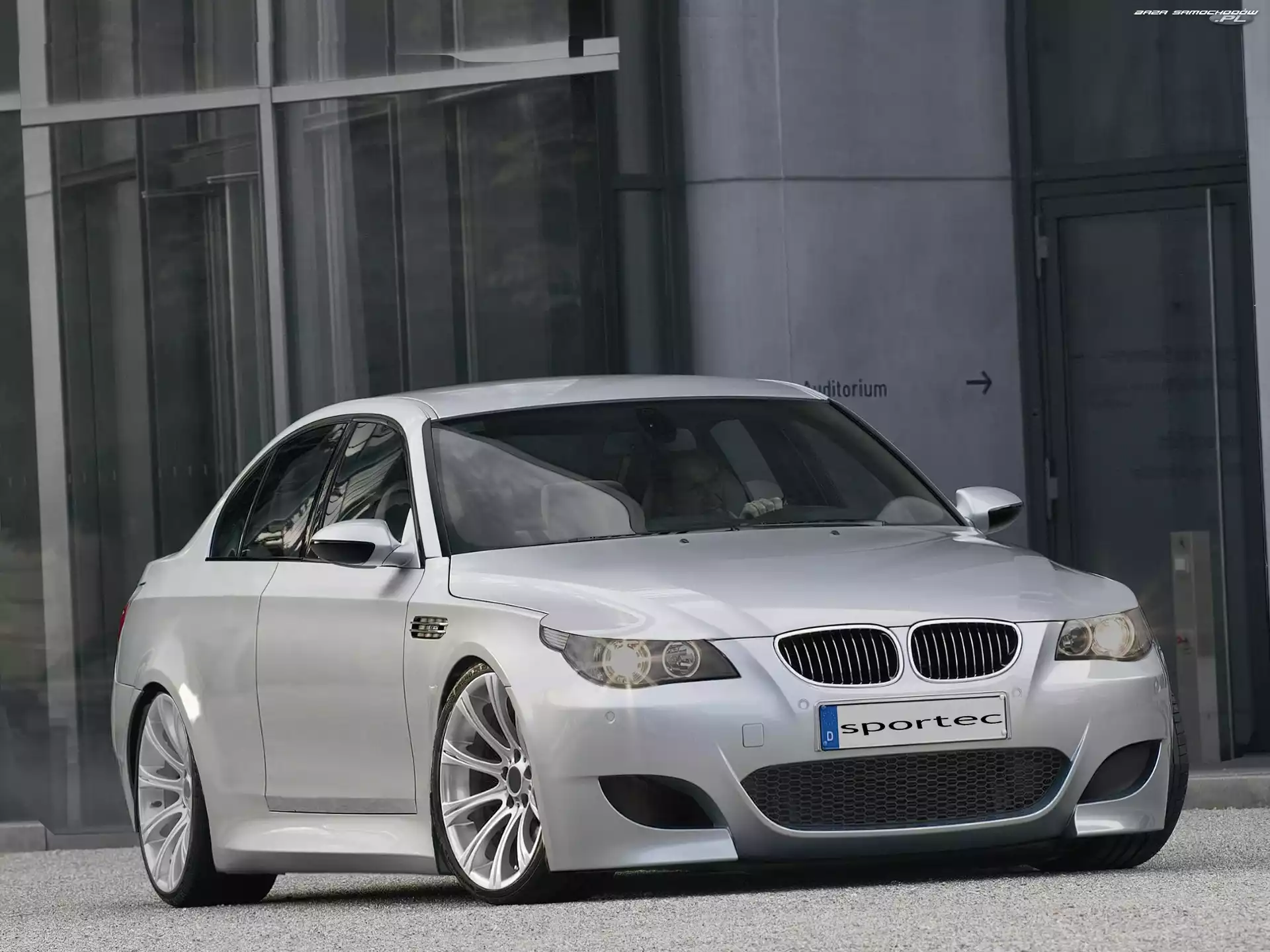 Srebrny, BMW 5, Coupe, E60