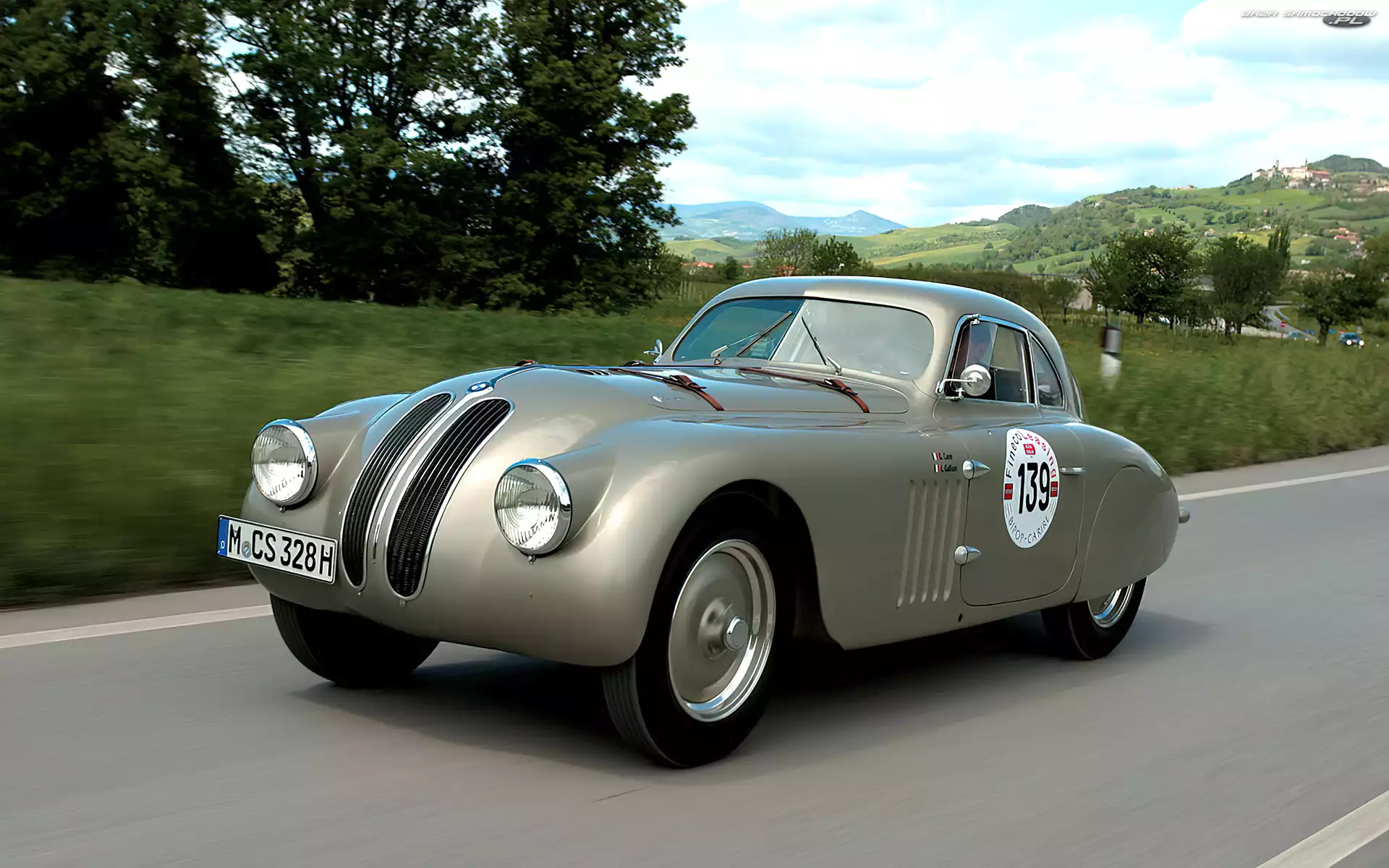Zabytkowy, BMW 328, 1939, Coupe