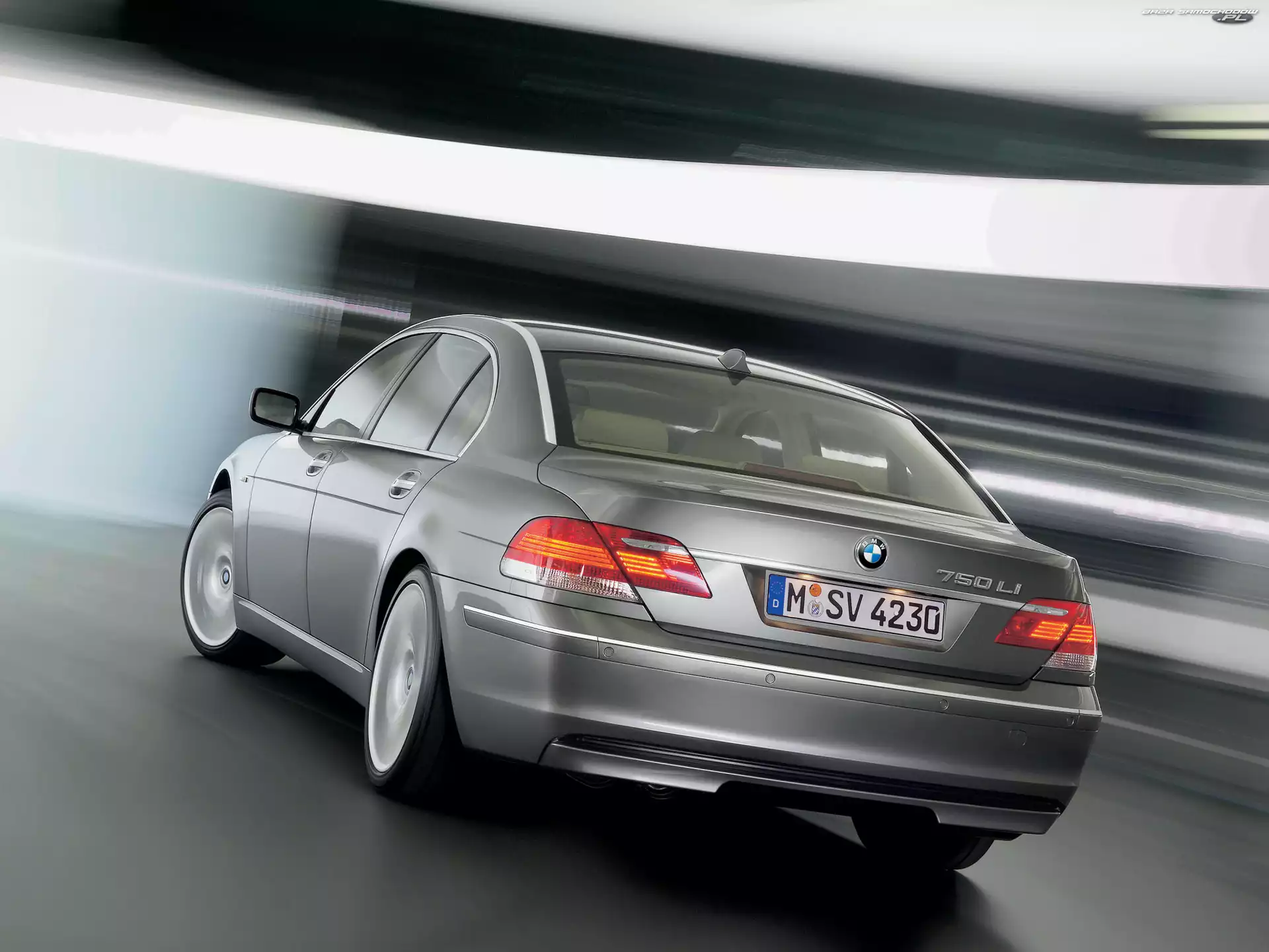 Bmw Seria 7, Tunel, Szary, E66