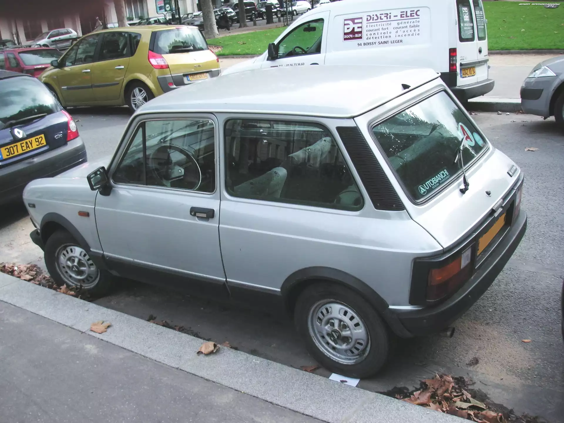 Bok, Parking, Lewy, Autobianchi A112
