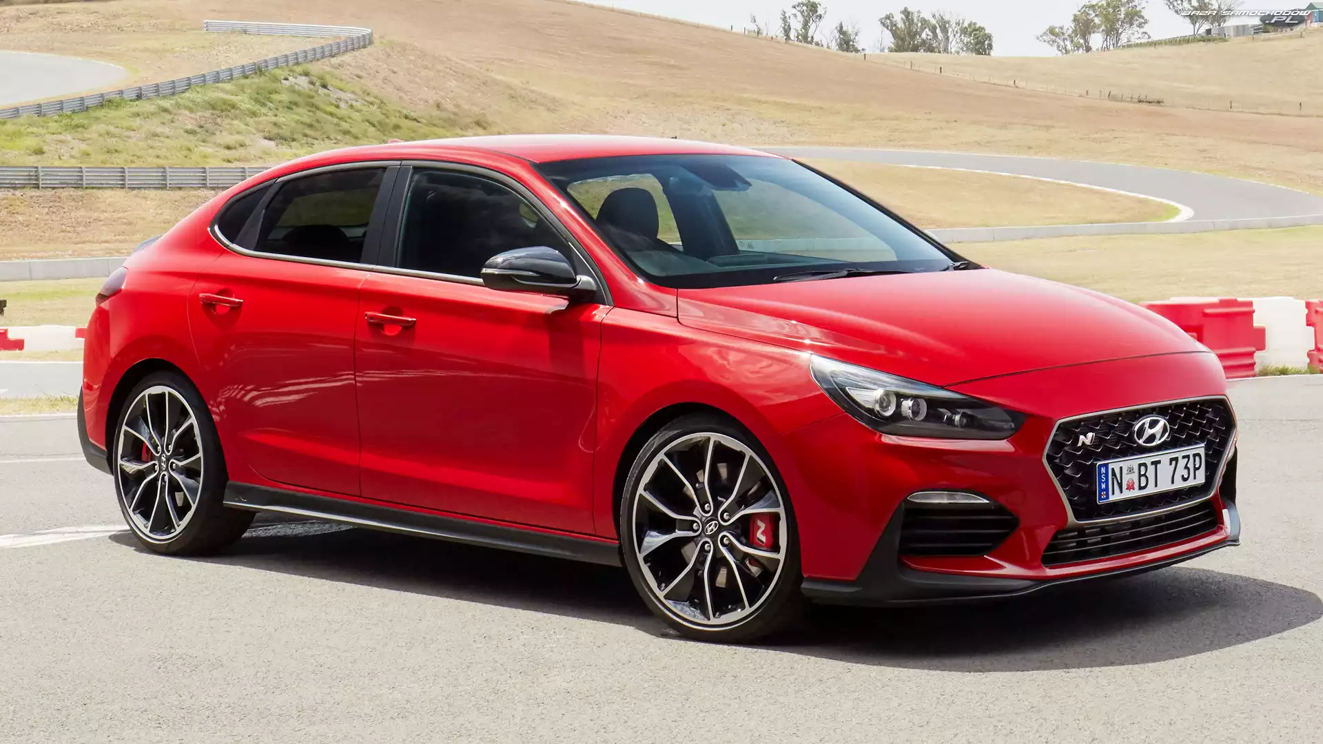 Bok, Czerwony, Hyundai i30 N