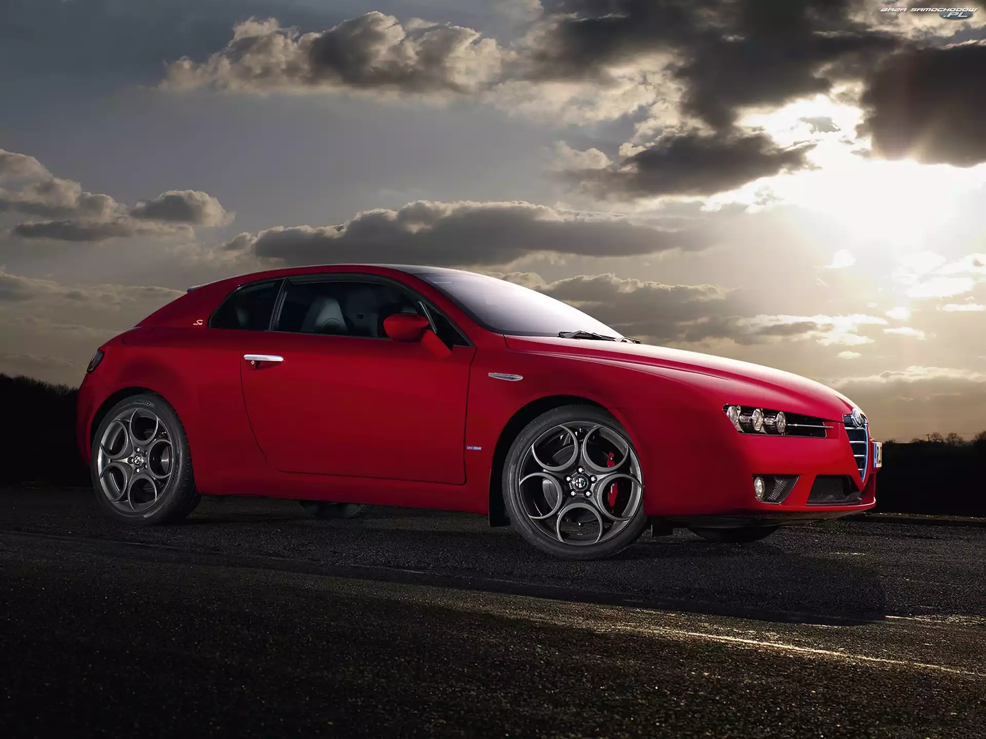 Brera, Czerwona, Alfa Romeo