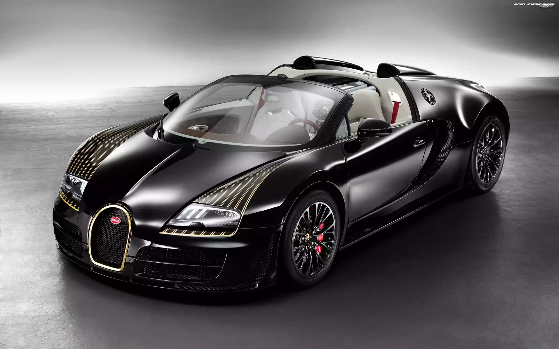Czarny, Bugatti, Veyron