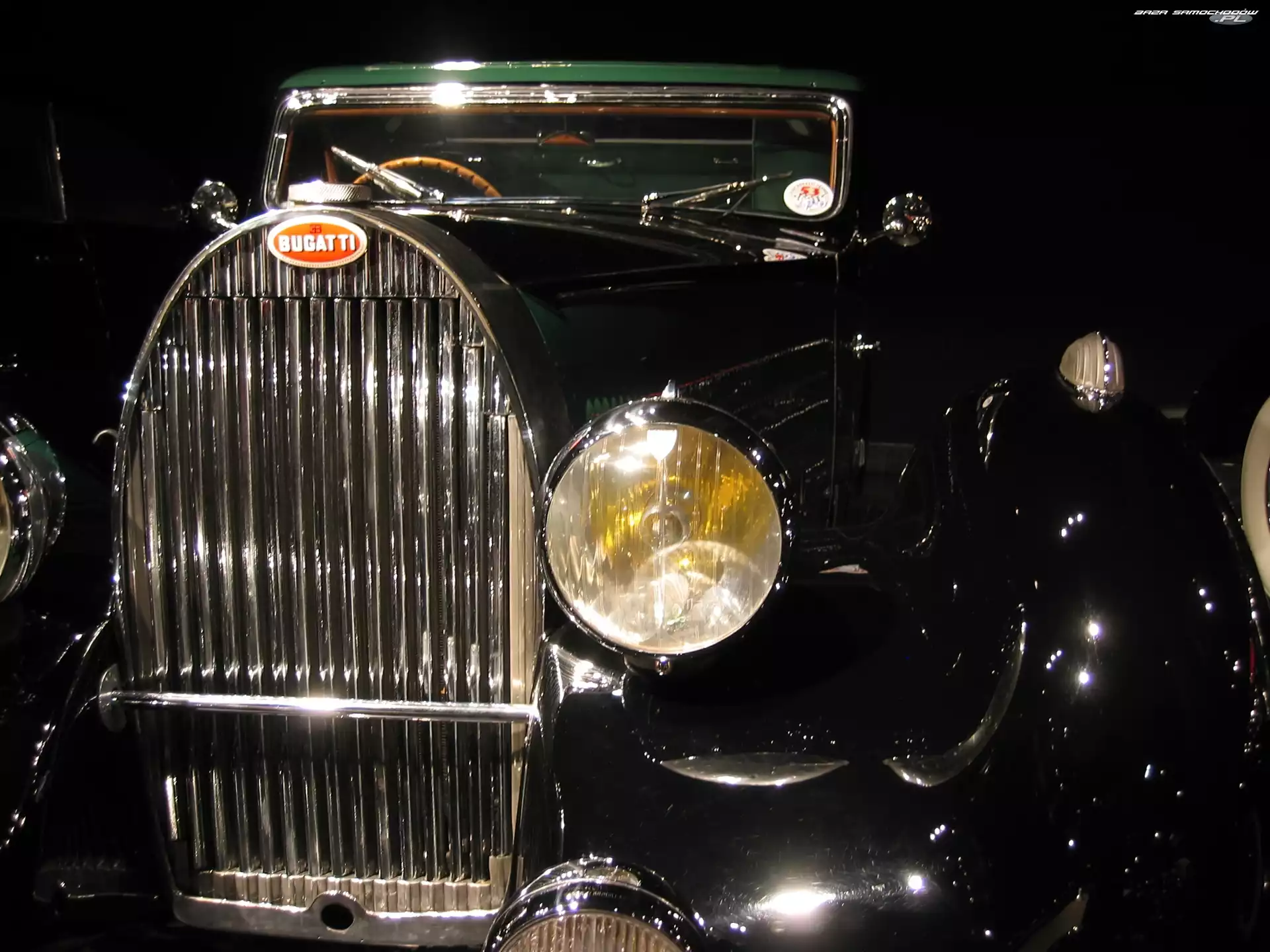 przód, Bugatti, światła