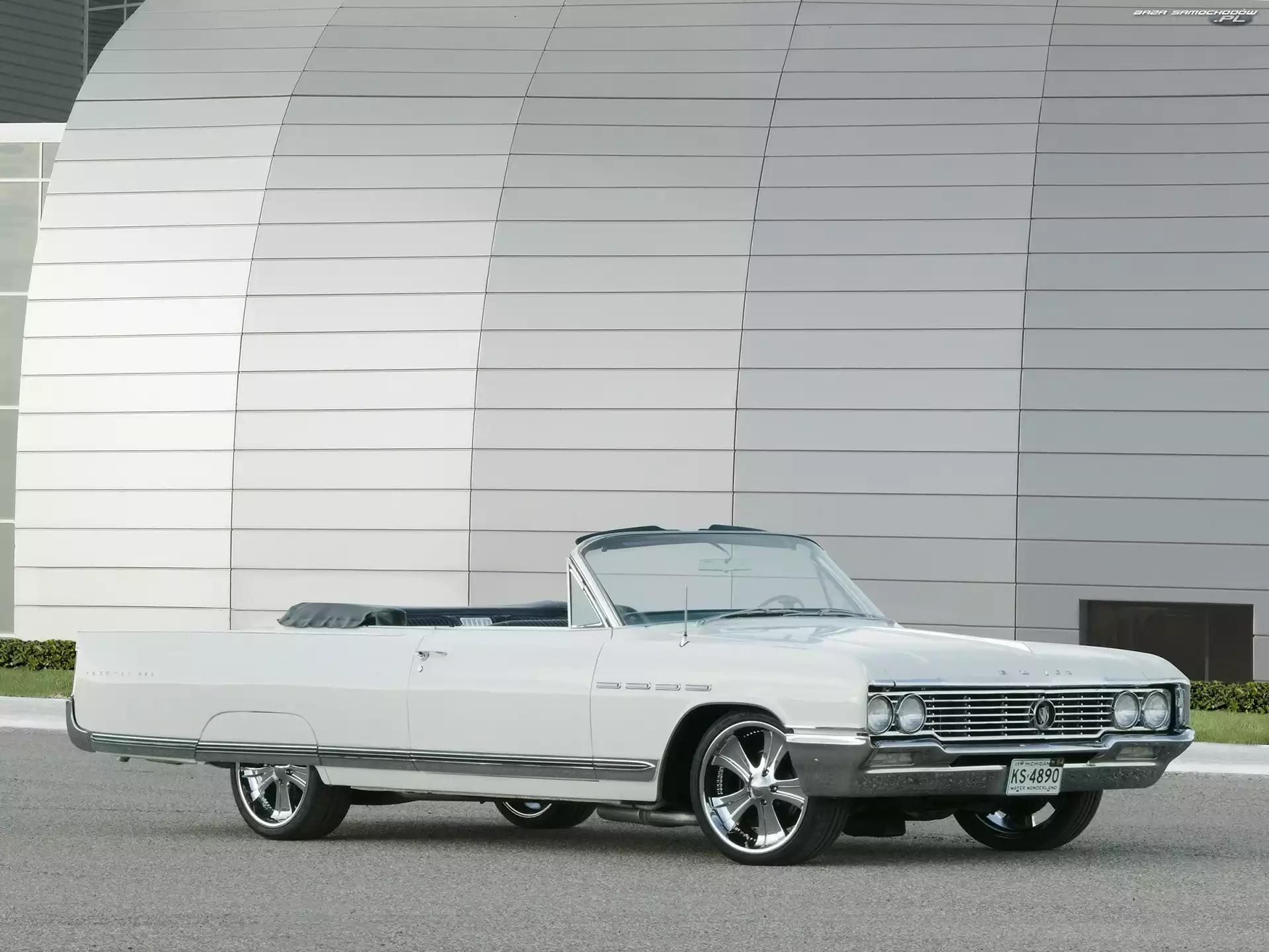 Buick Electra Park, Koła, Biały, Chromowane