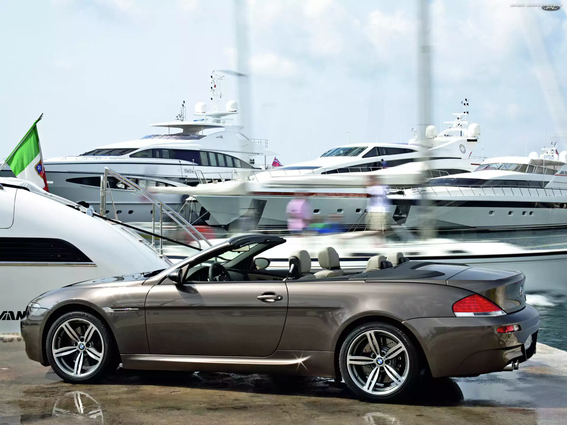 Cabrio, BMW 6, Jachty