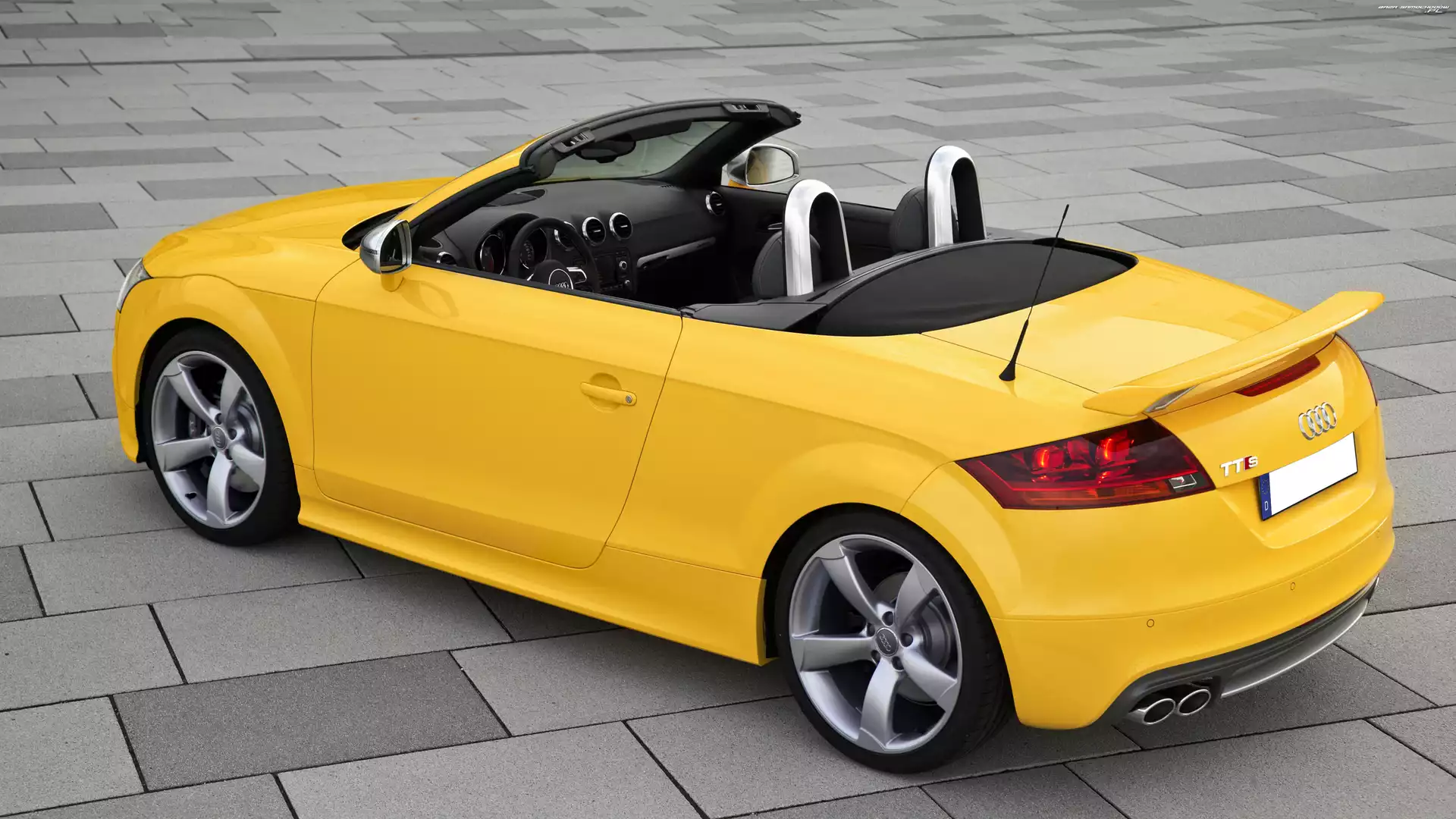 Cabrio, Żółte, Audi TT S