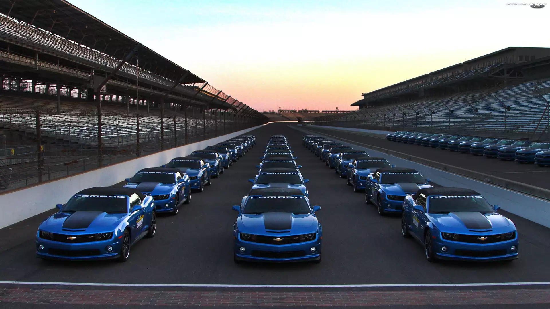 Camaro, Tor, Chevrolet, Niebieski